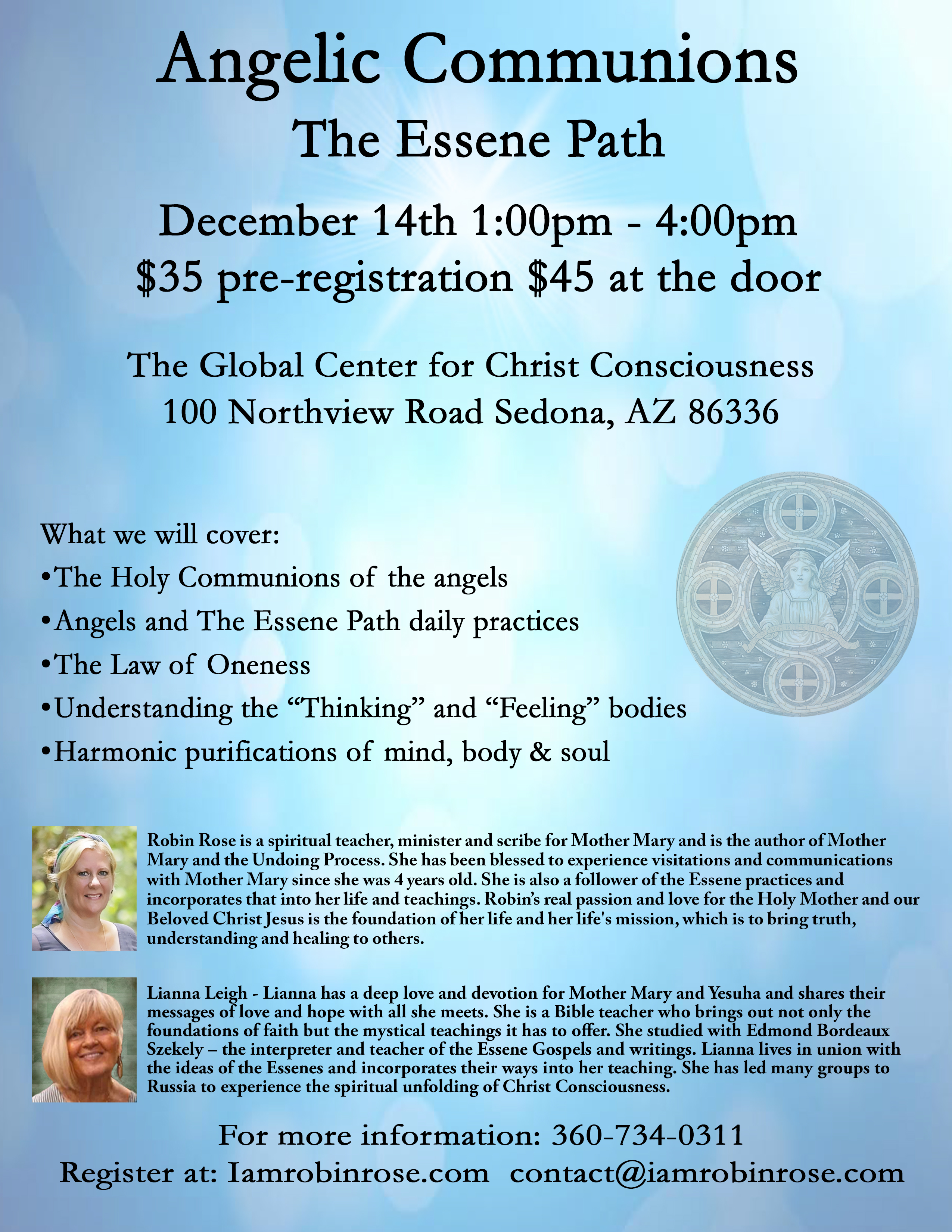 Angelic Communions Workshop April 2025