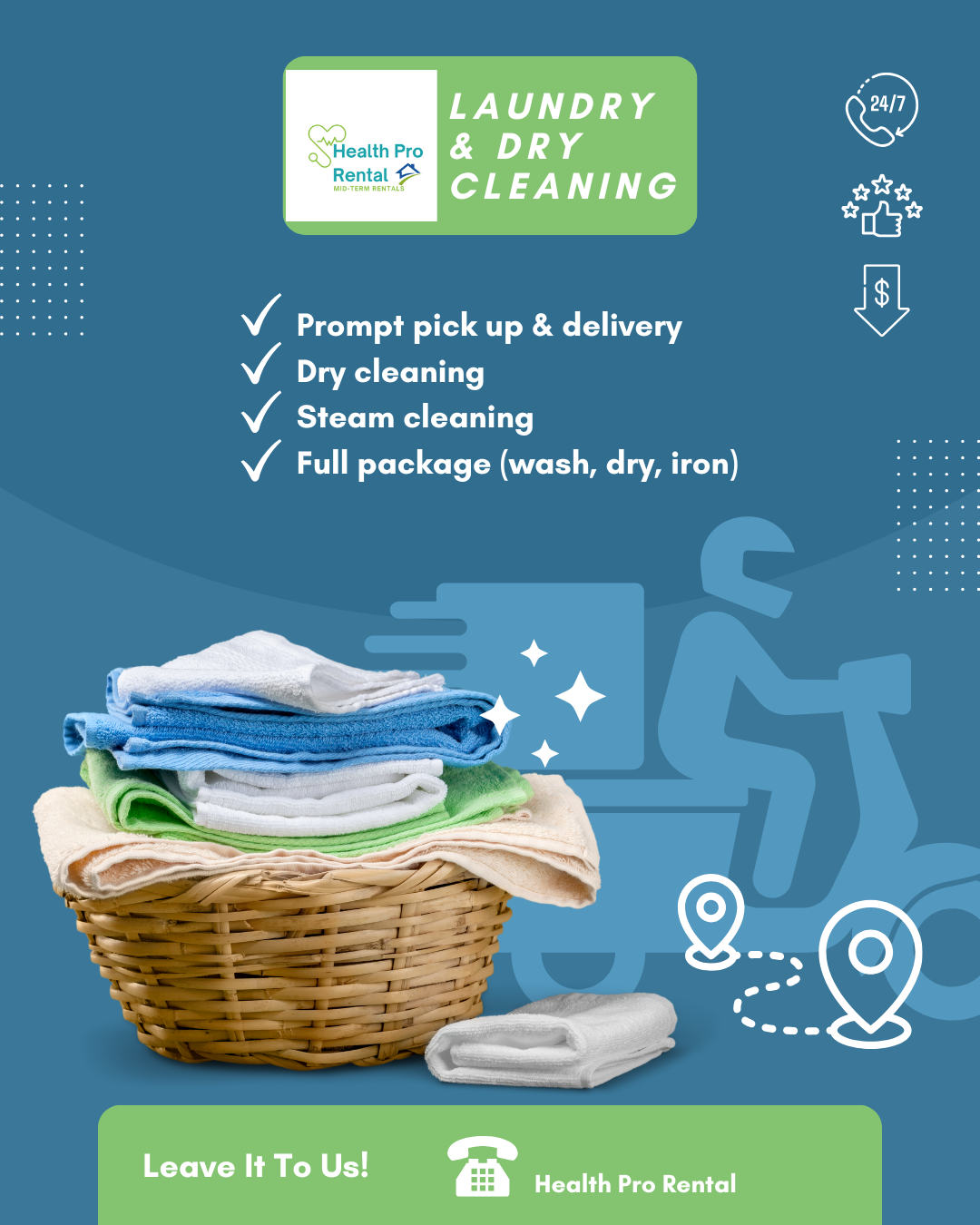 Laundry/Dry Cleaning Pick Up