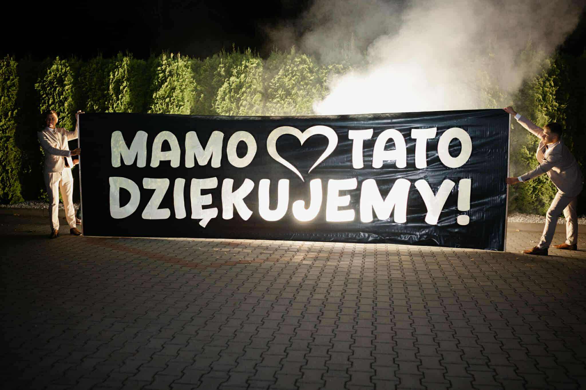 Pirobaner: MAMO TATO DZIĘKUJEMY