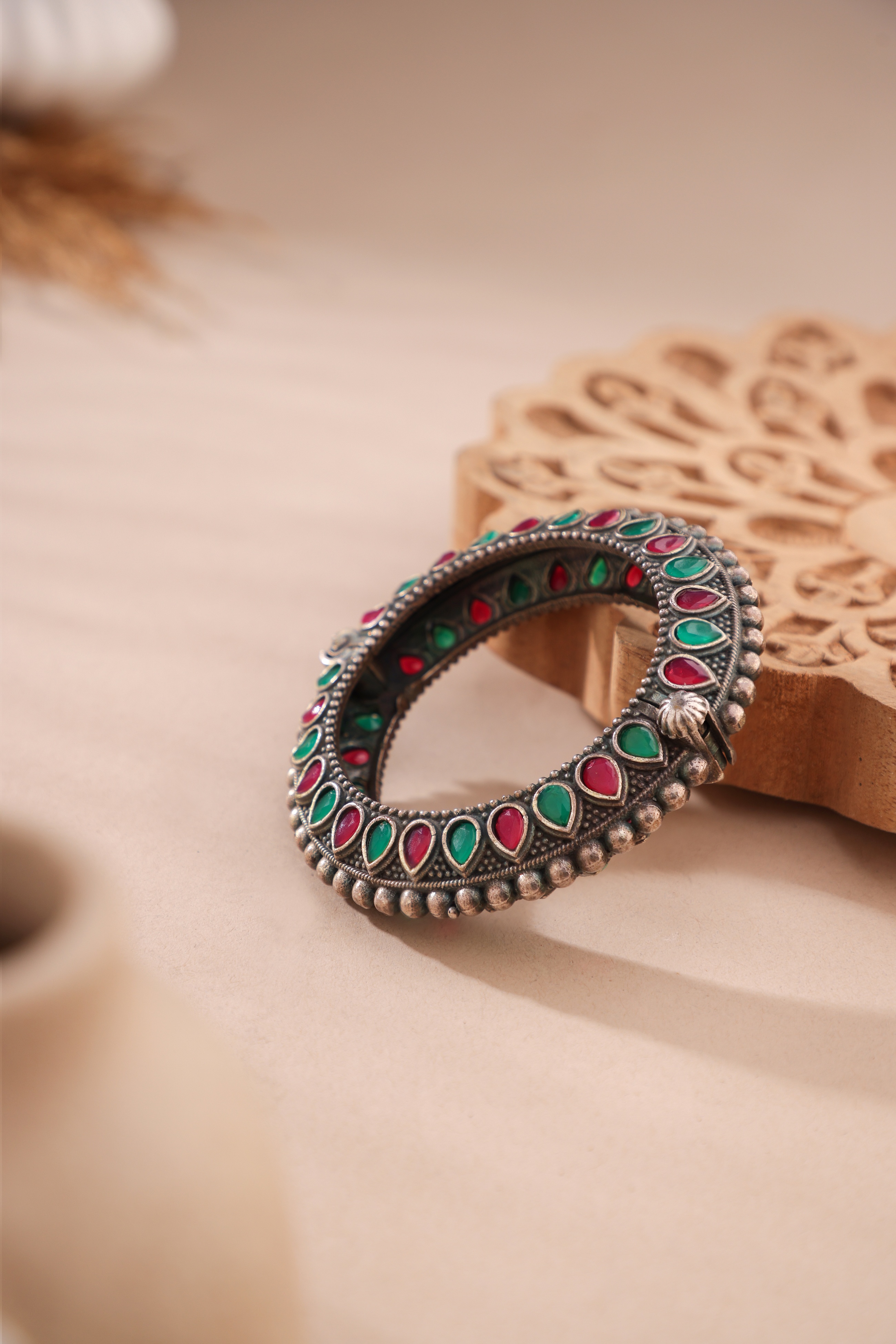 Antique Silver Bangle