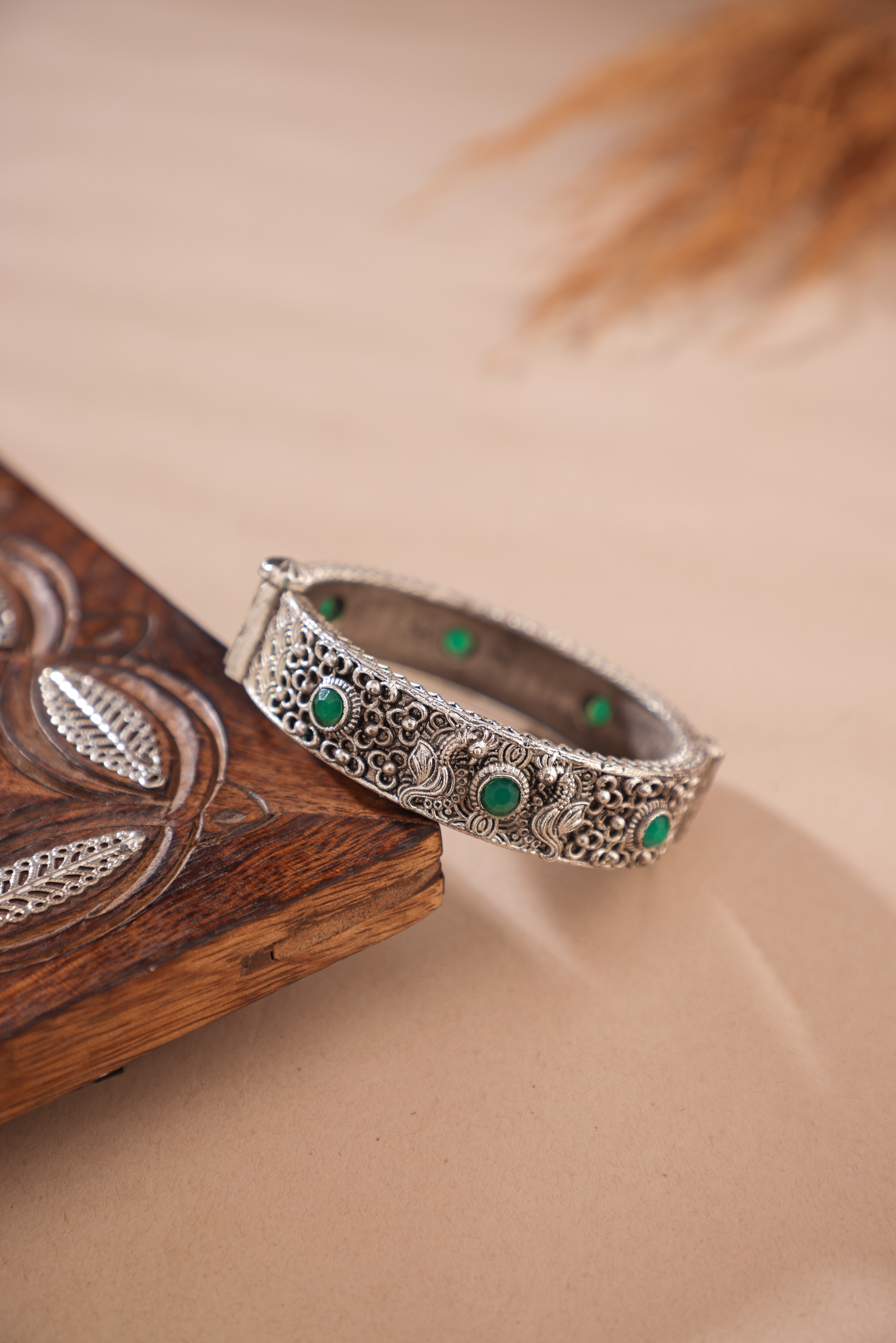 Antique Silver Bangle