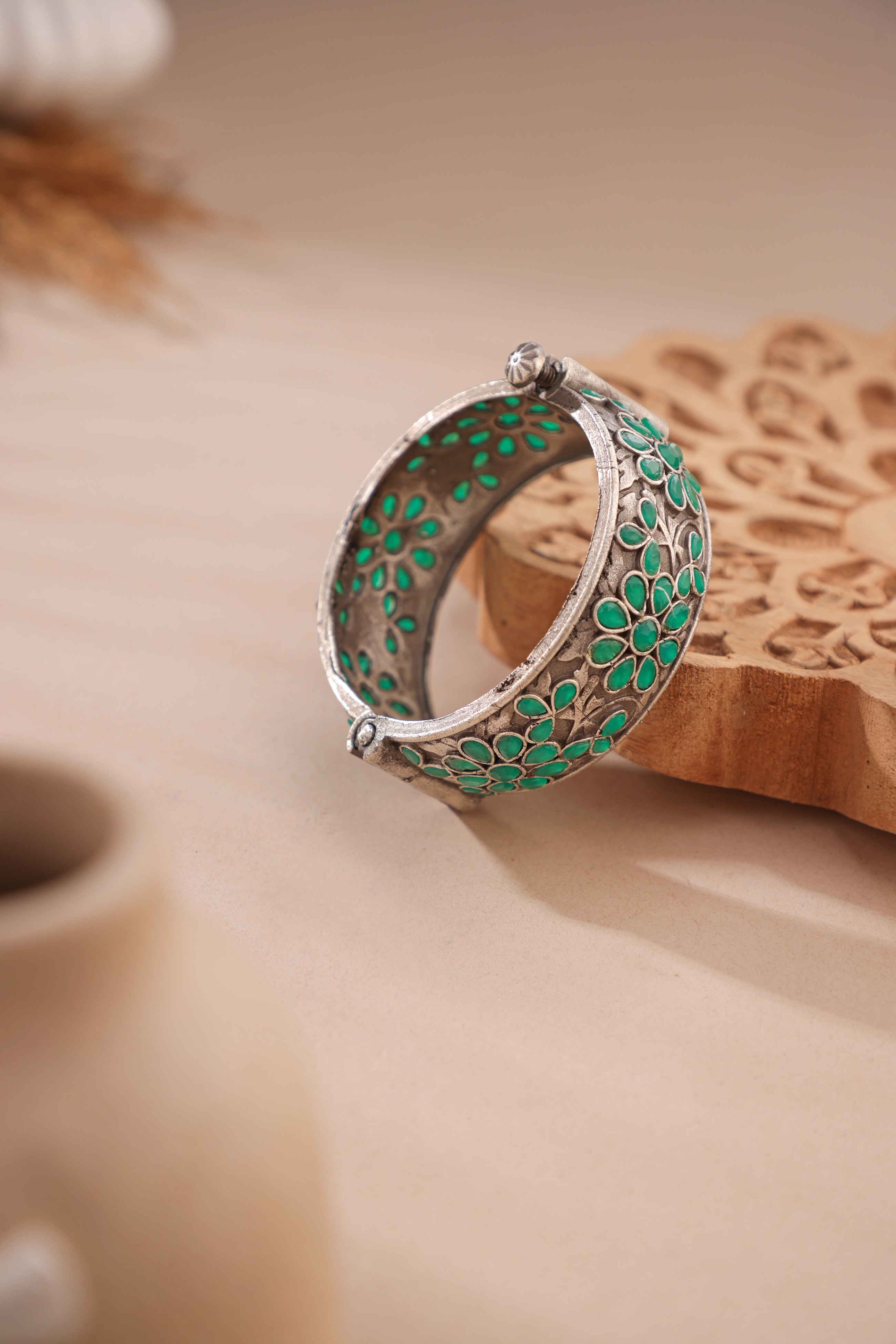 Antique Silver Bangle