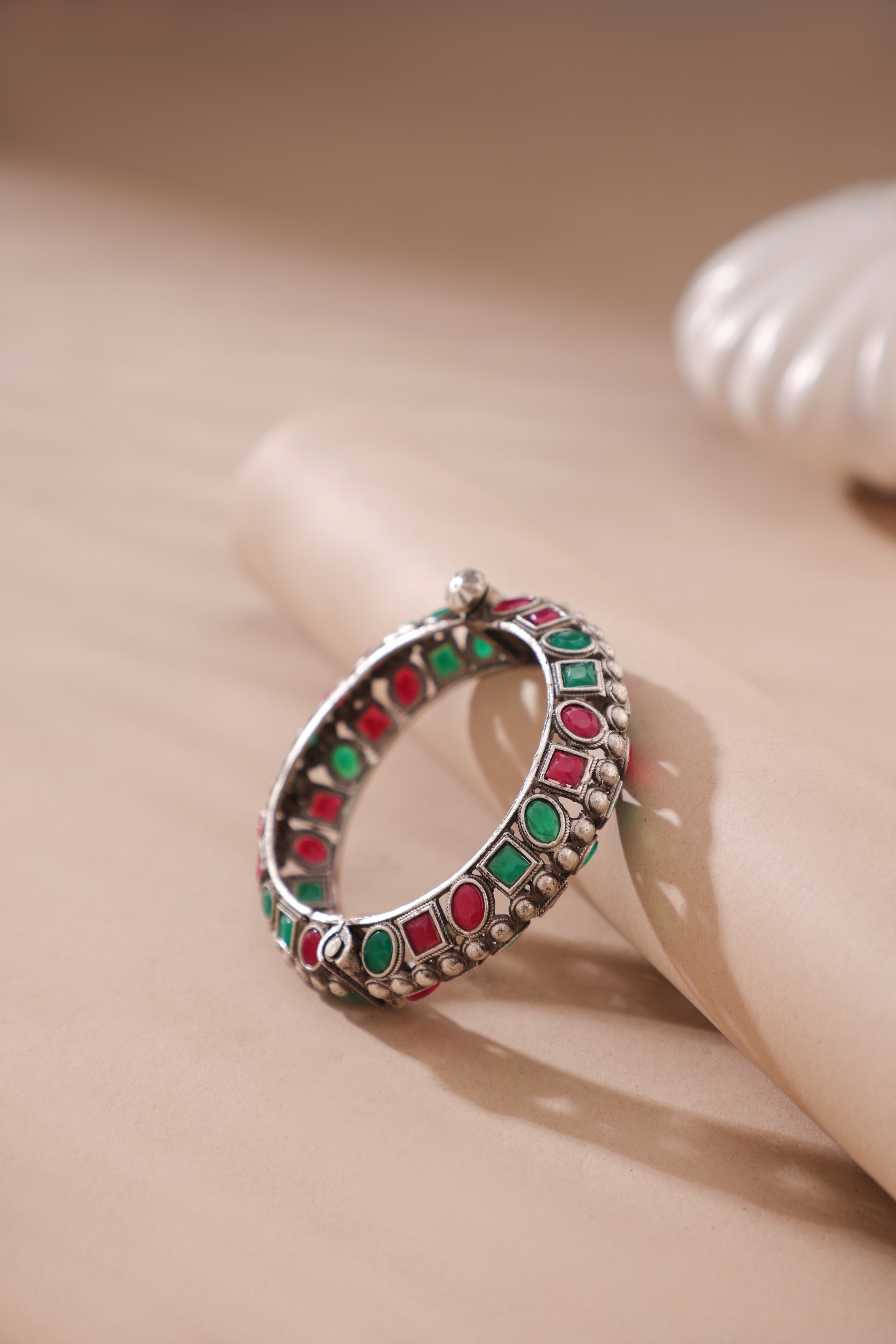 Antique Silver Bangle