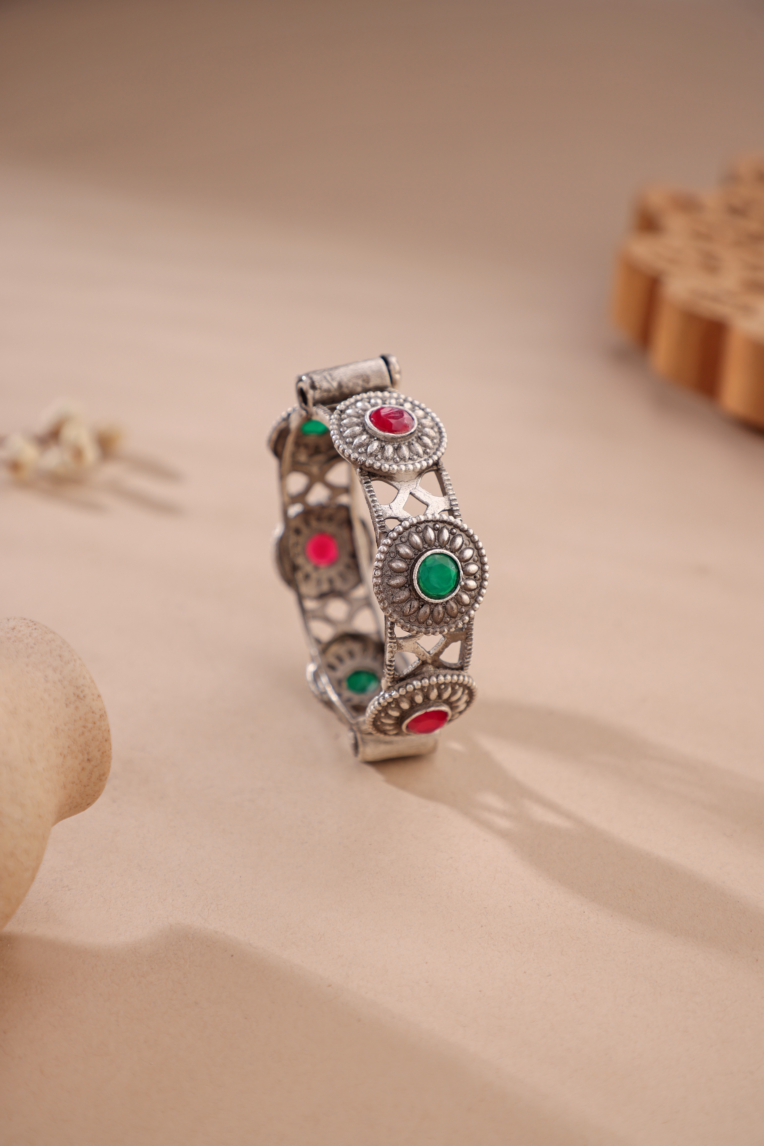 Antique Silver Bangle