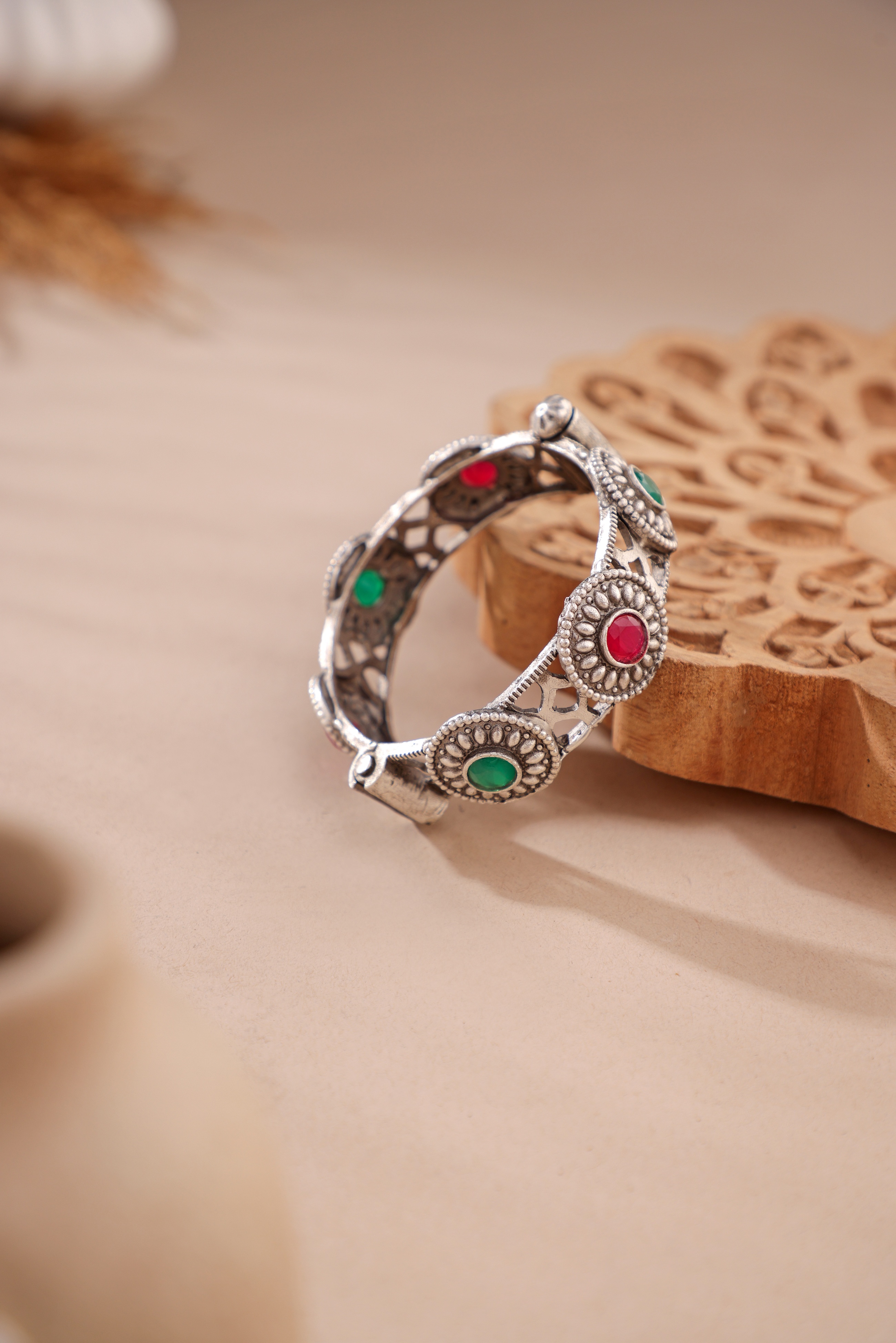 Antique Silver Bangle