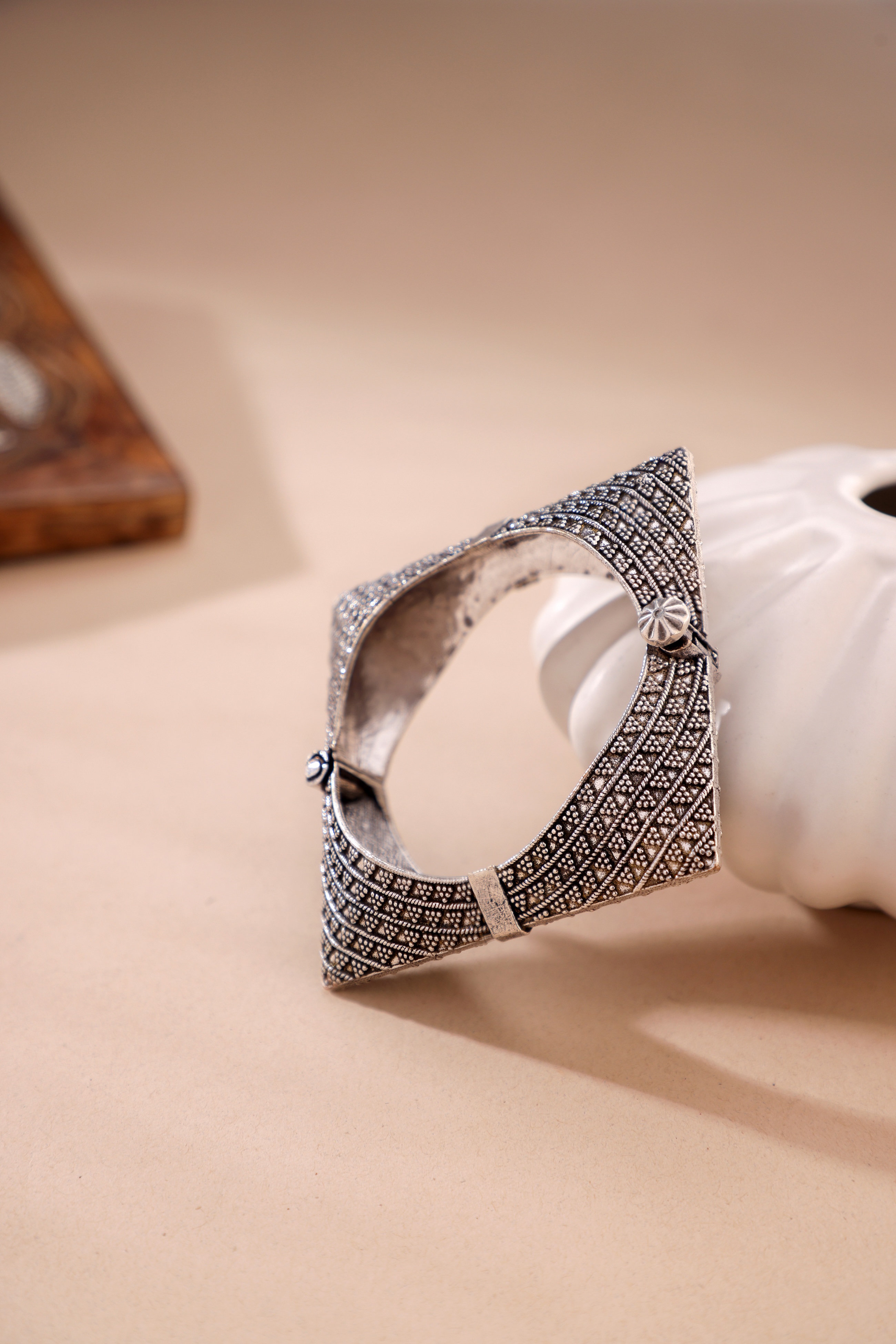 Antique Silver Bangle