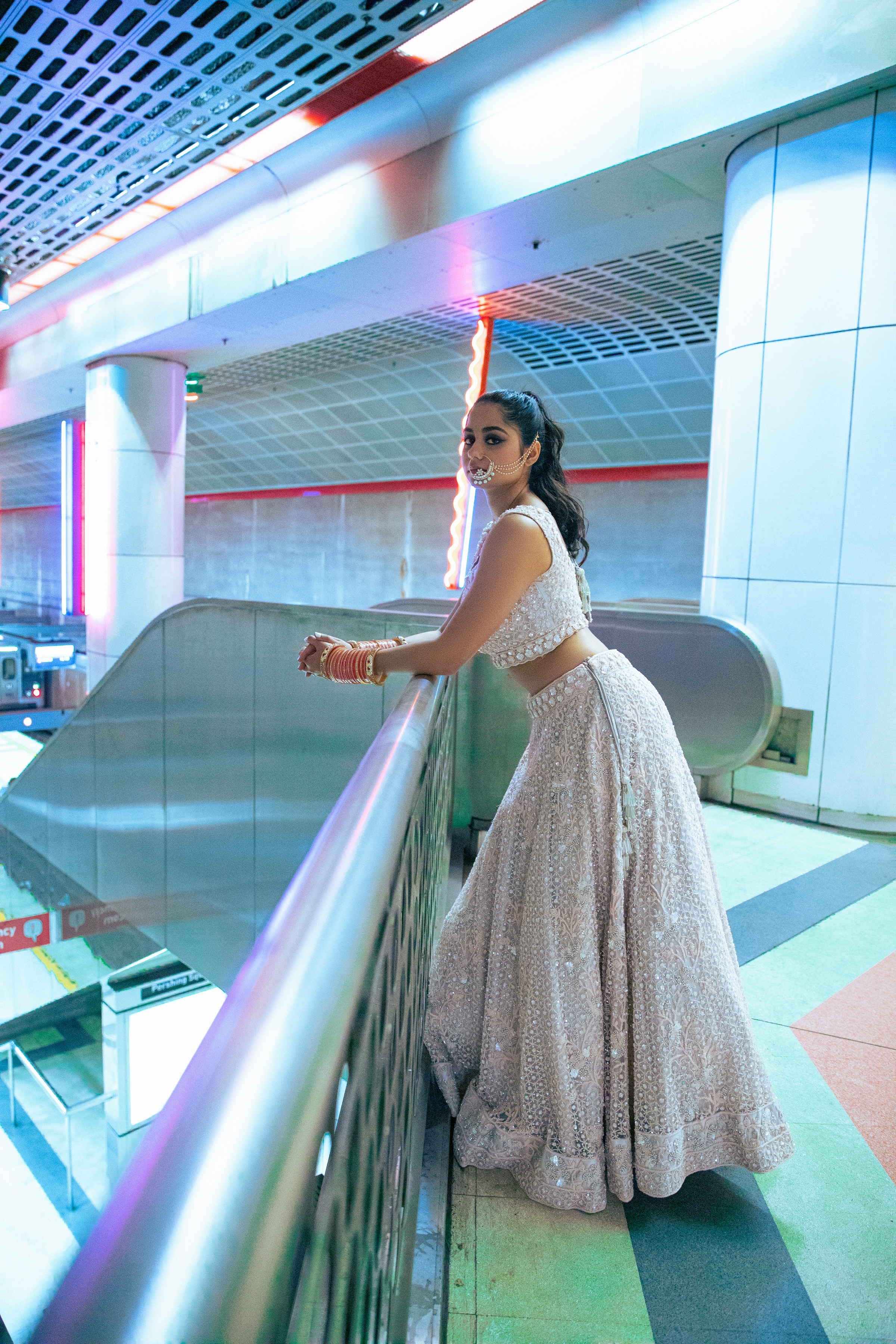 Praline Rose Lehnga