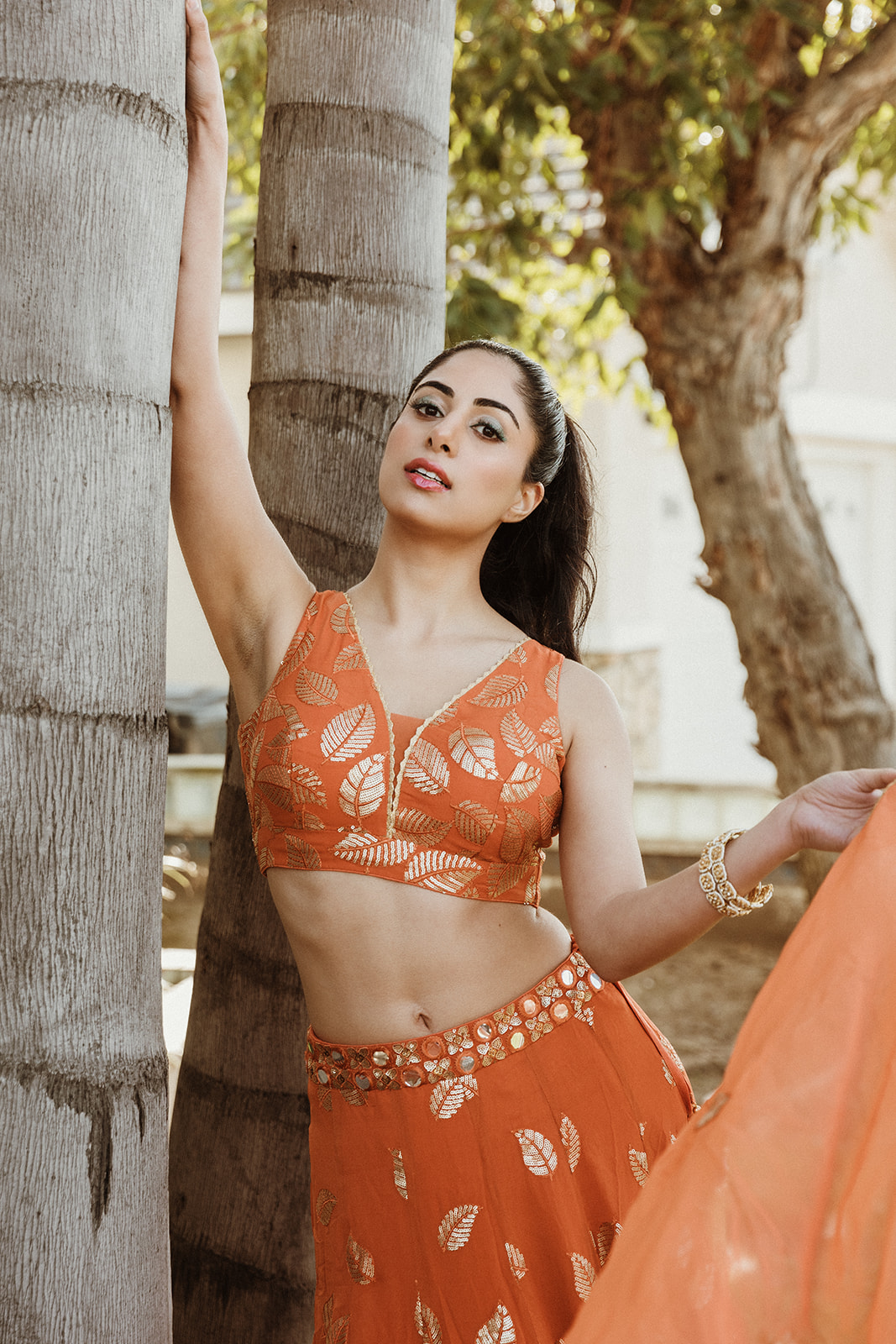 Autumn Lehnga