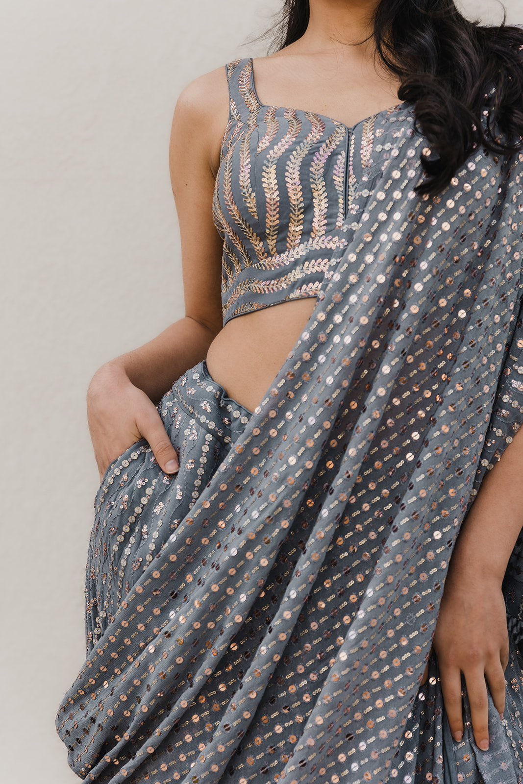 Gray Goose Saree
