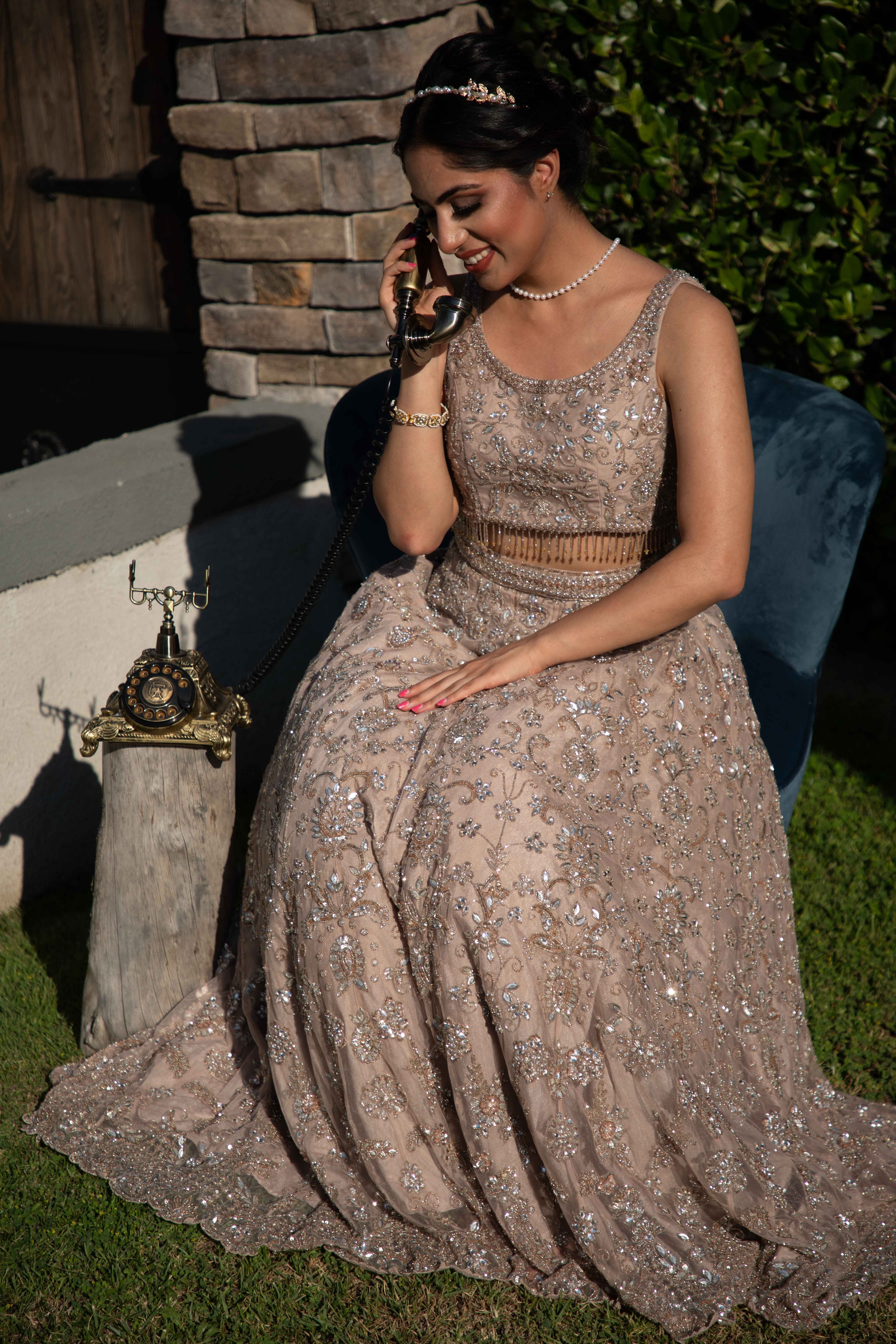 Champagne Lehnga