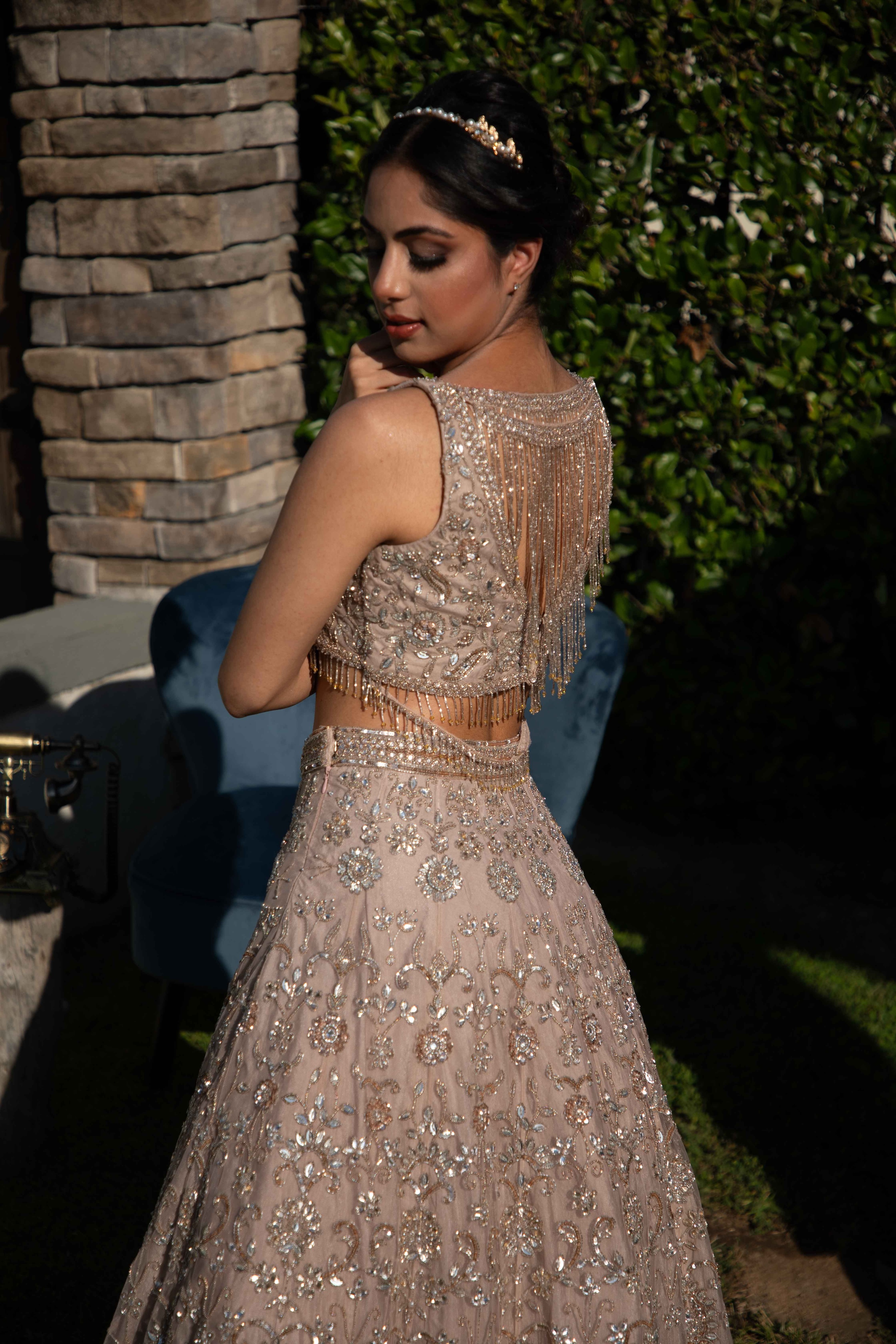 Champagne Lehnga