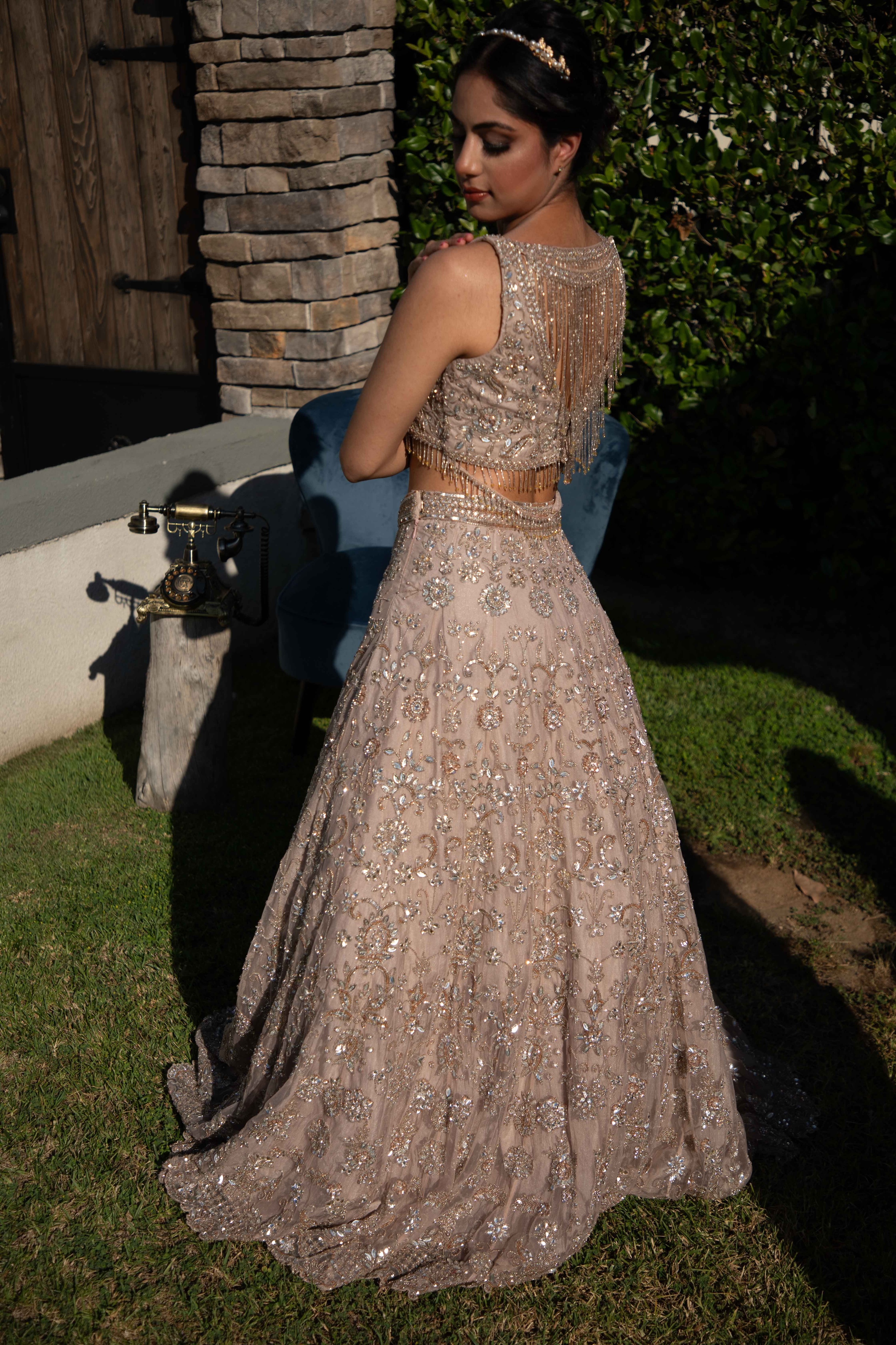 Champagne Lehnga