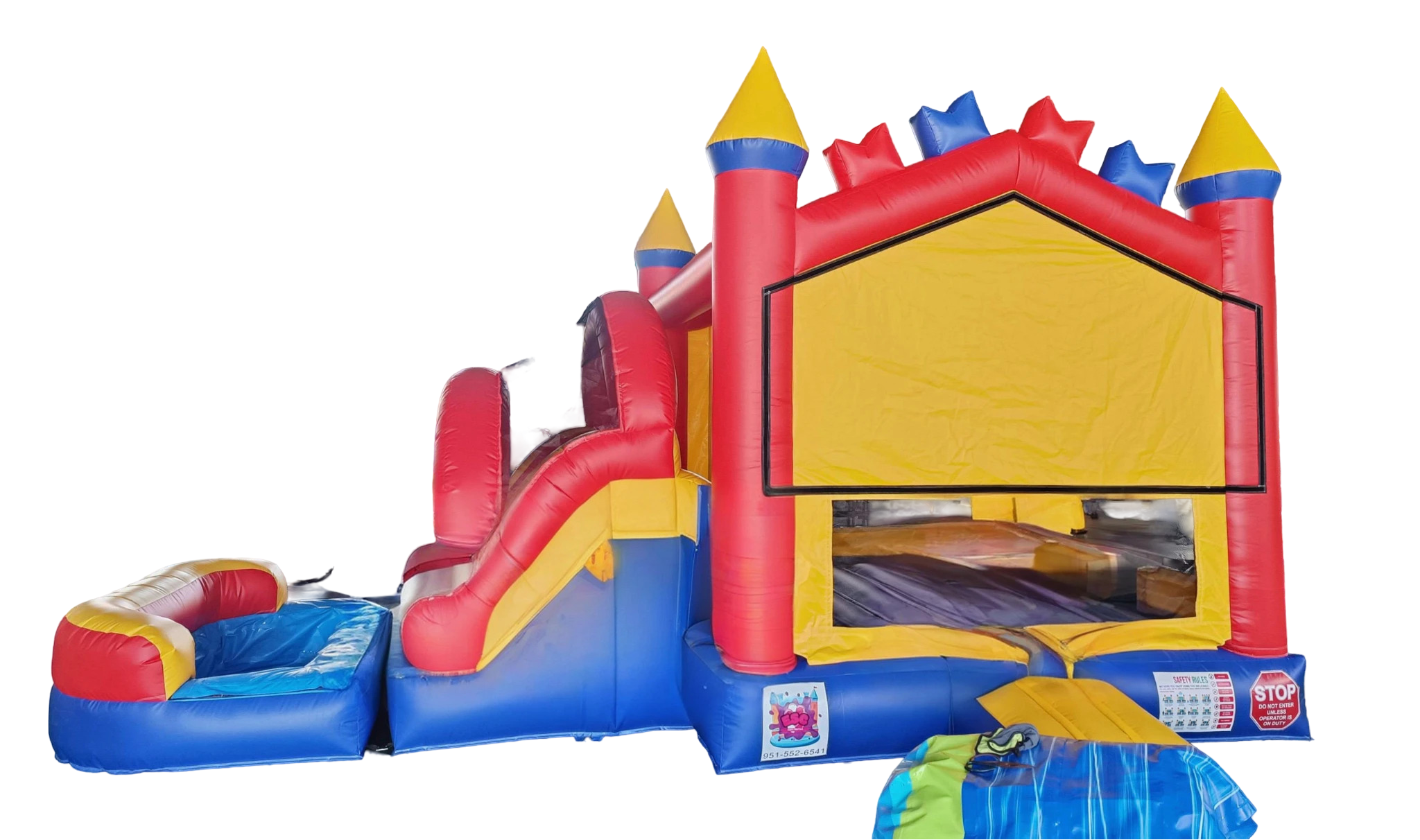 Wet or Dry Jumper & Mini Slide Combo