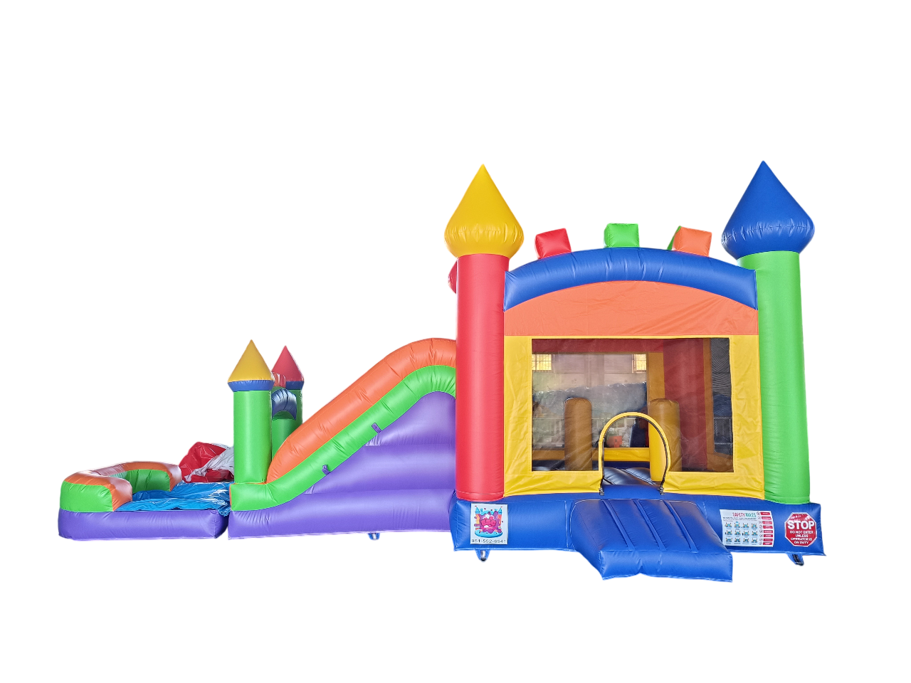 Wet or Dry Jumper & Slide Combo