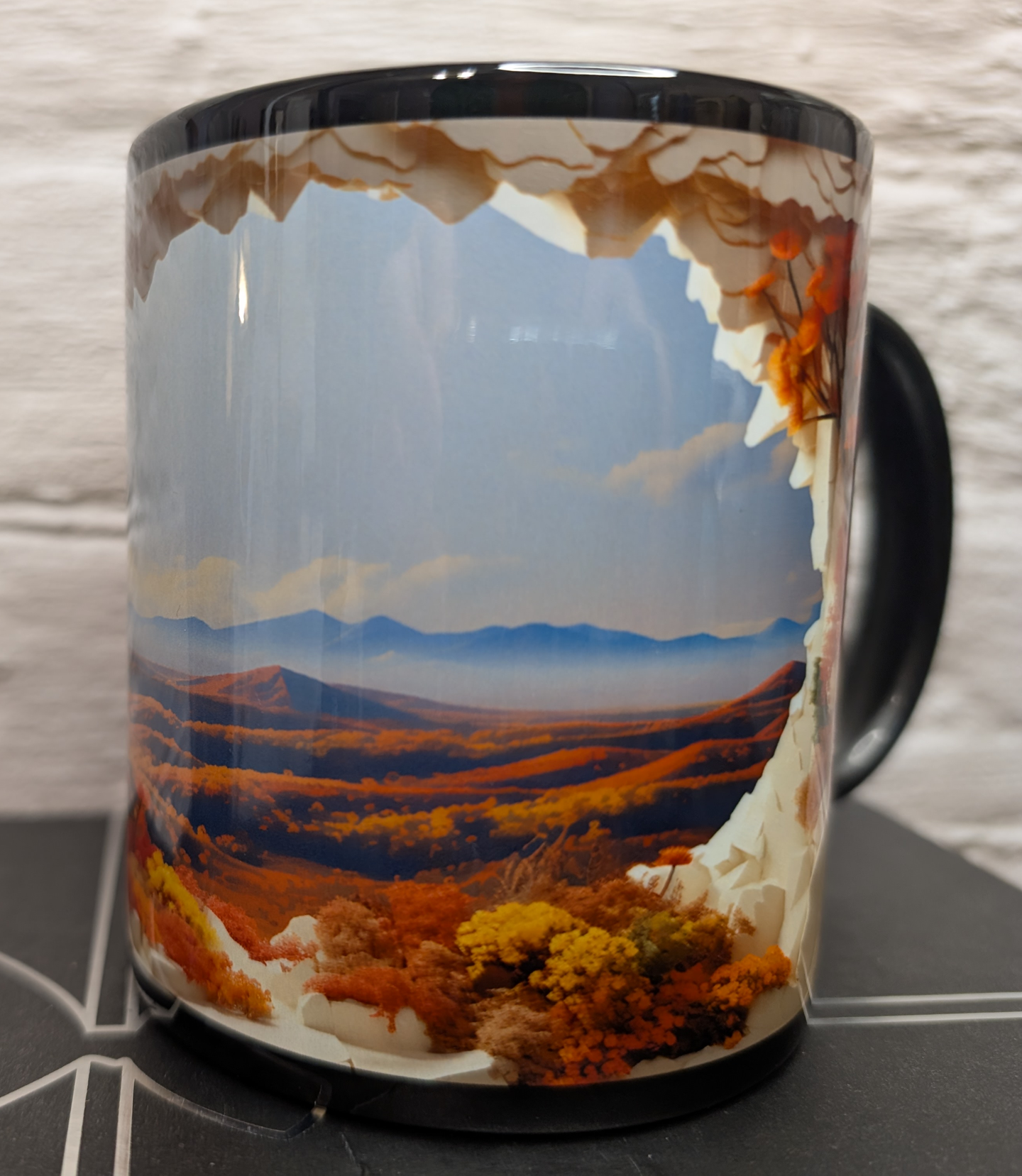 Scenic Mountain Landscape Mug