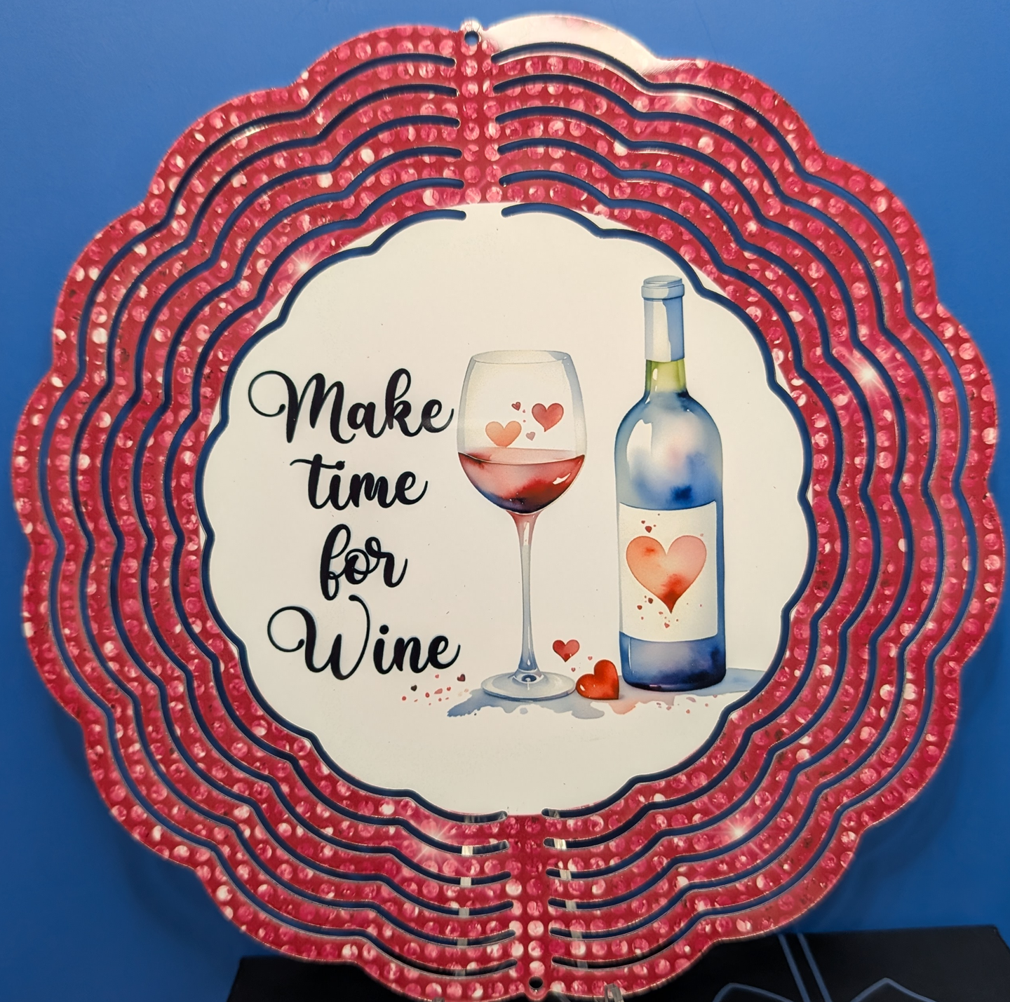 Wine-themed Decorative Windspinner
