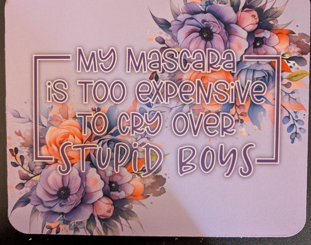 Inspirational Floral Mouse Pad