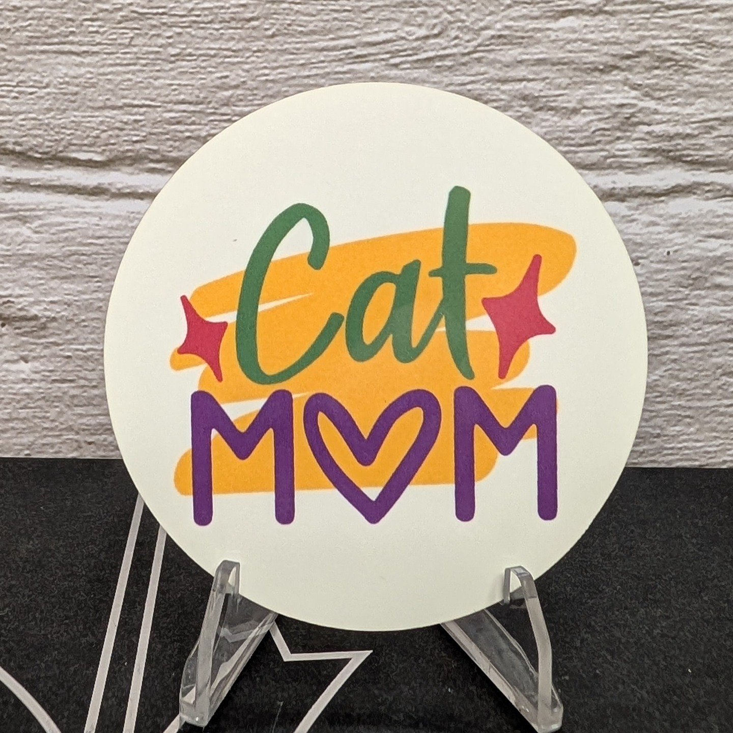 Cat Mom Sticker