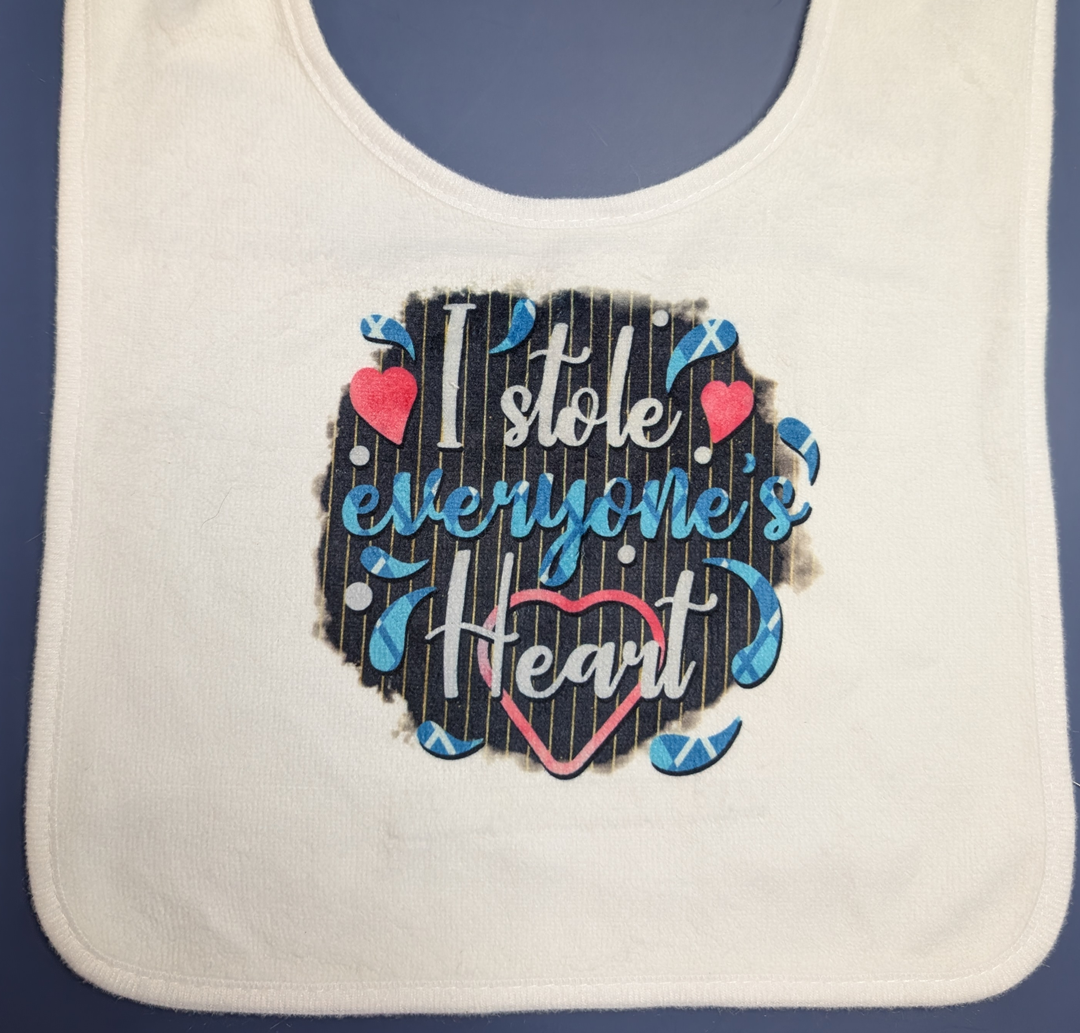 Baby Bib with Heartwarming Quote