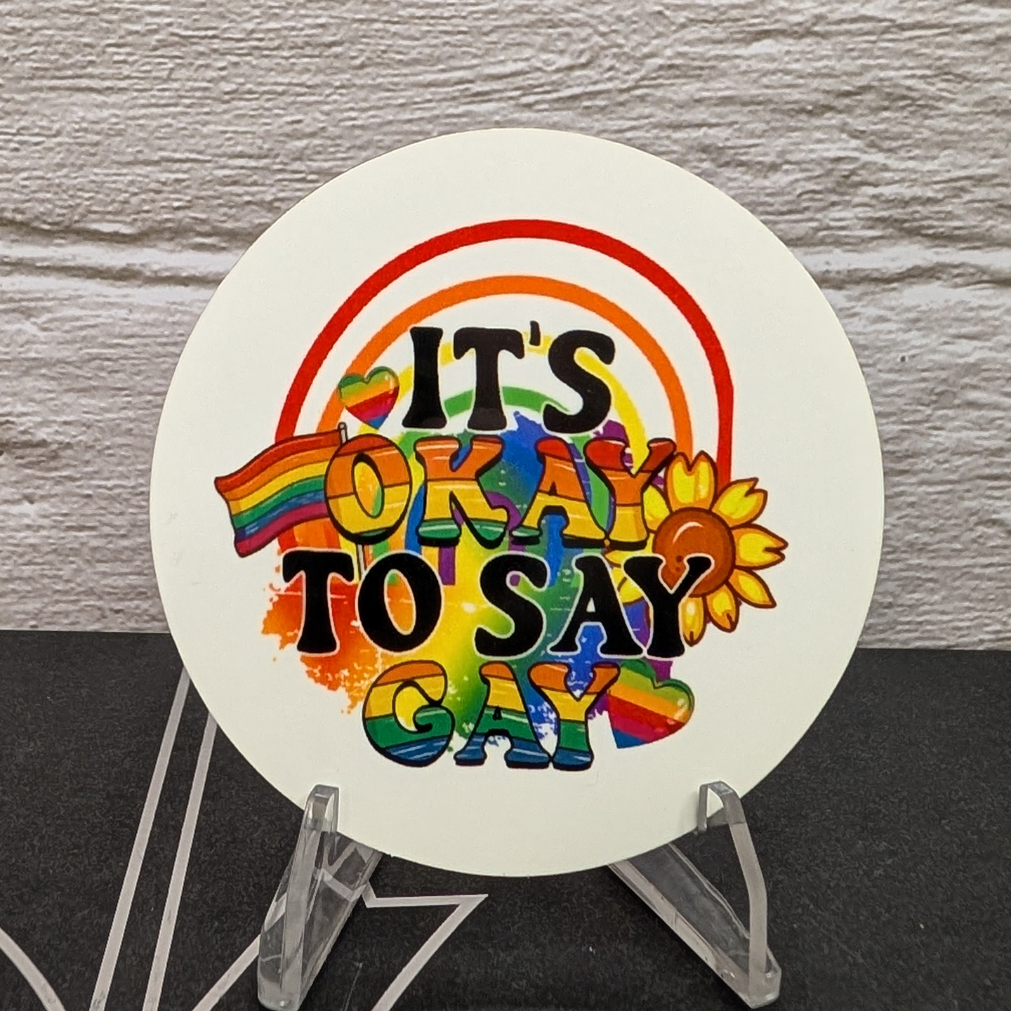 It's Okay To Say Gay Sticker