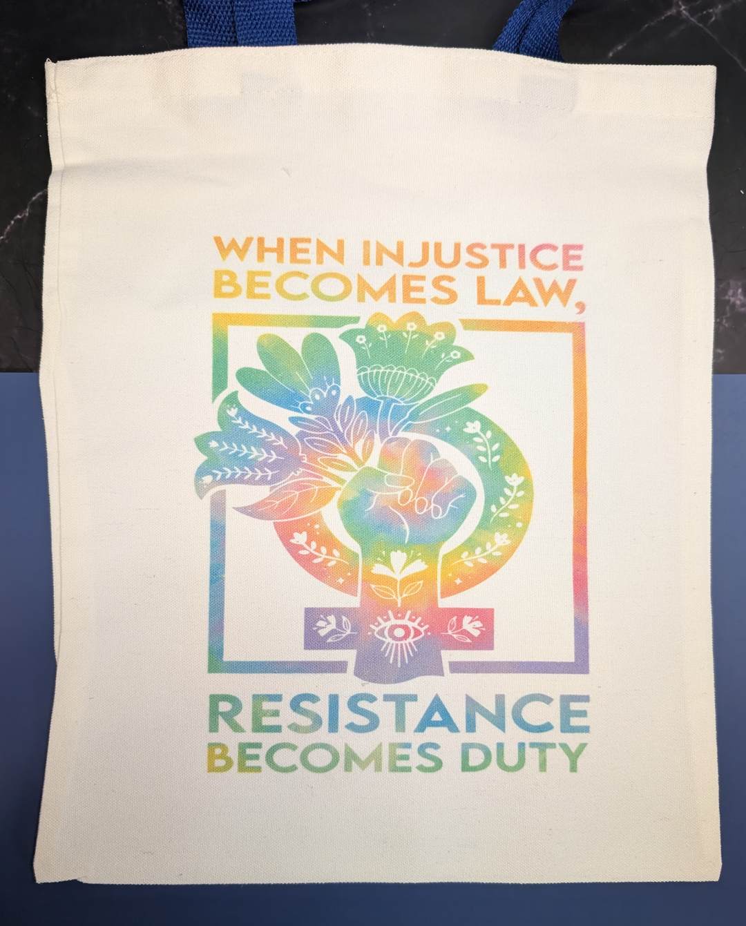 Resistance Duty Canvas Tote Bag