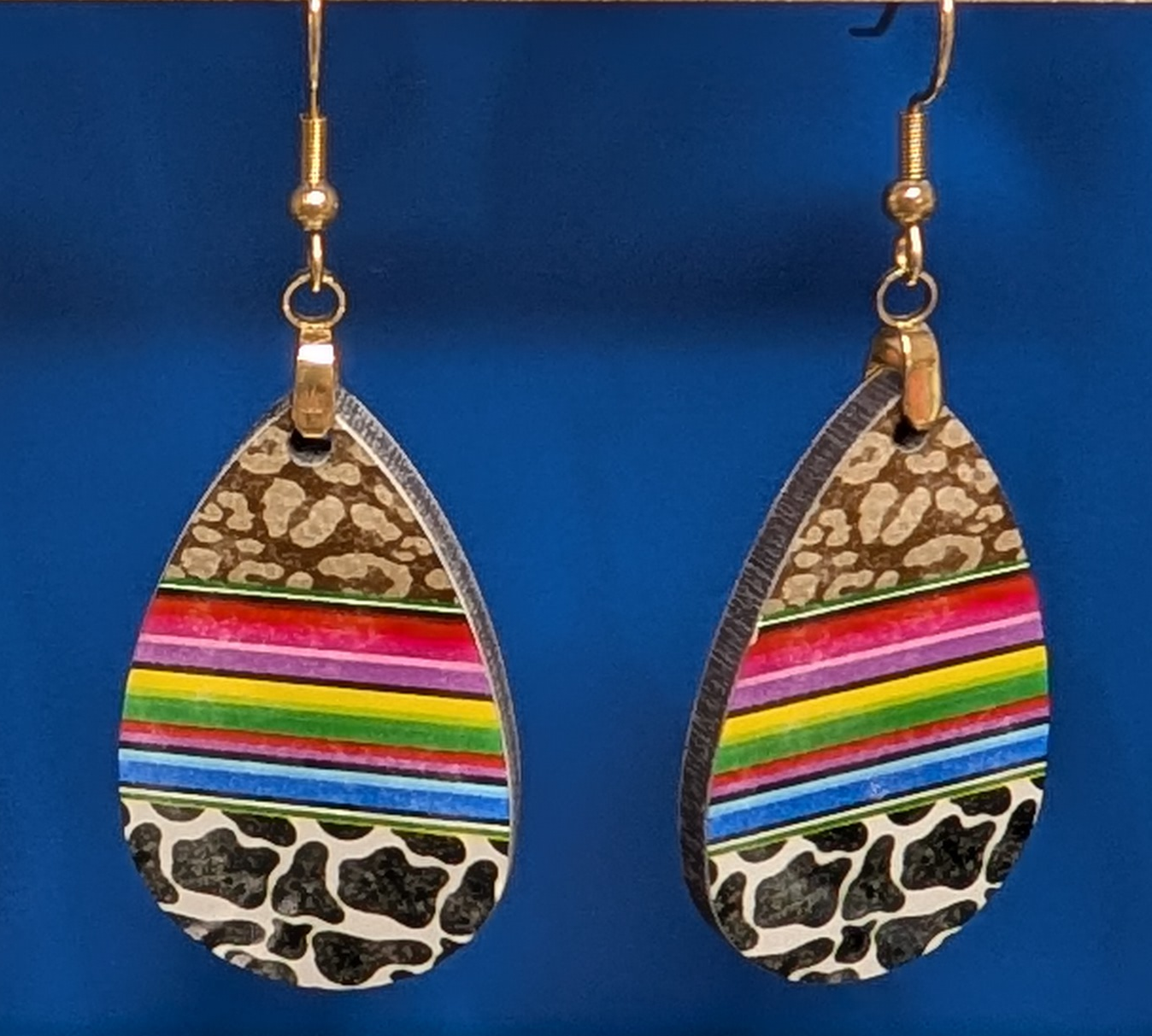 Multicolor Teardrop Earrings