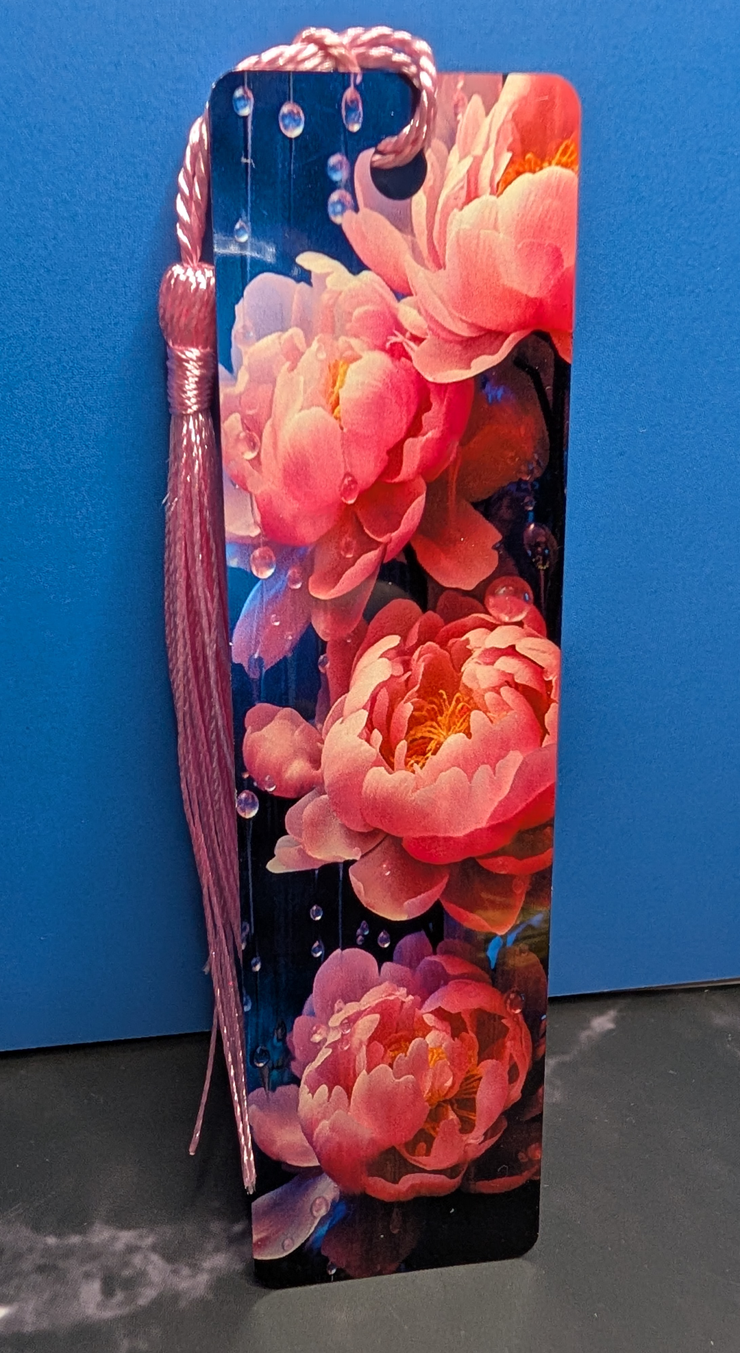 Floral Bookmark with Tassel