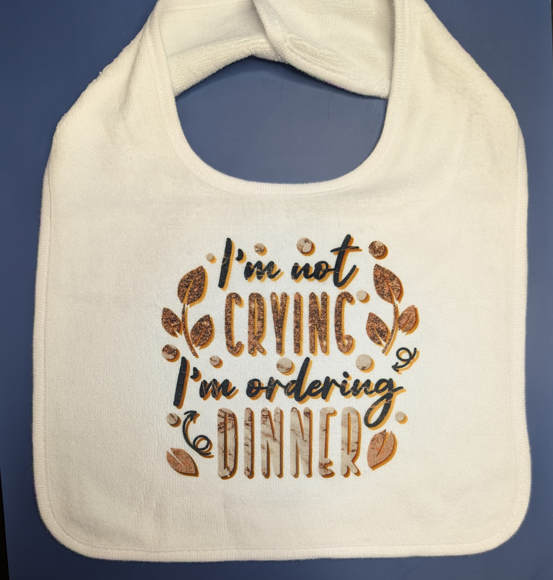 Baby Bib with Funny Quote