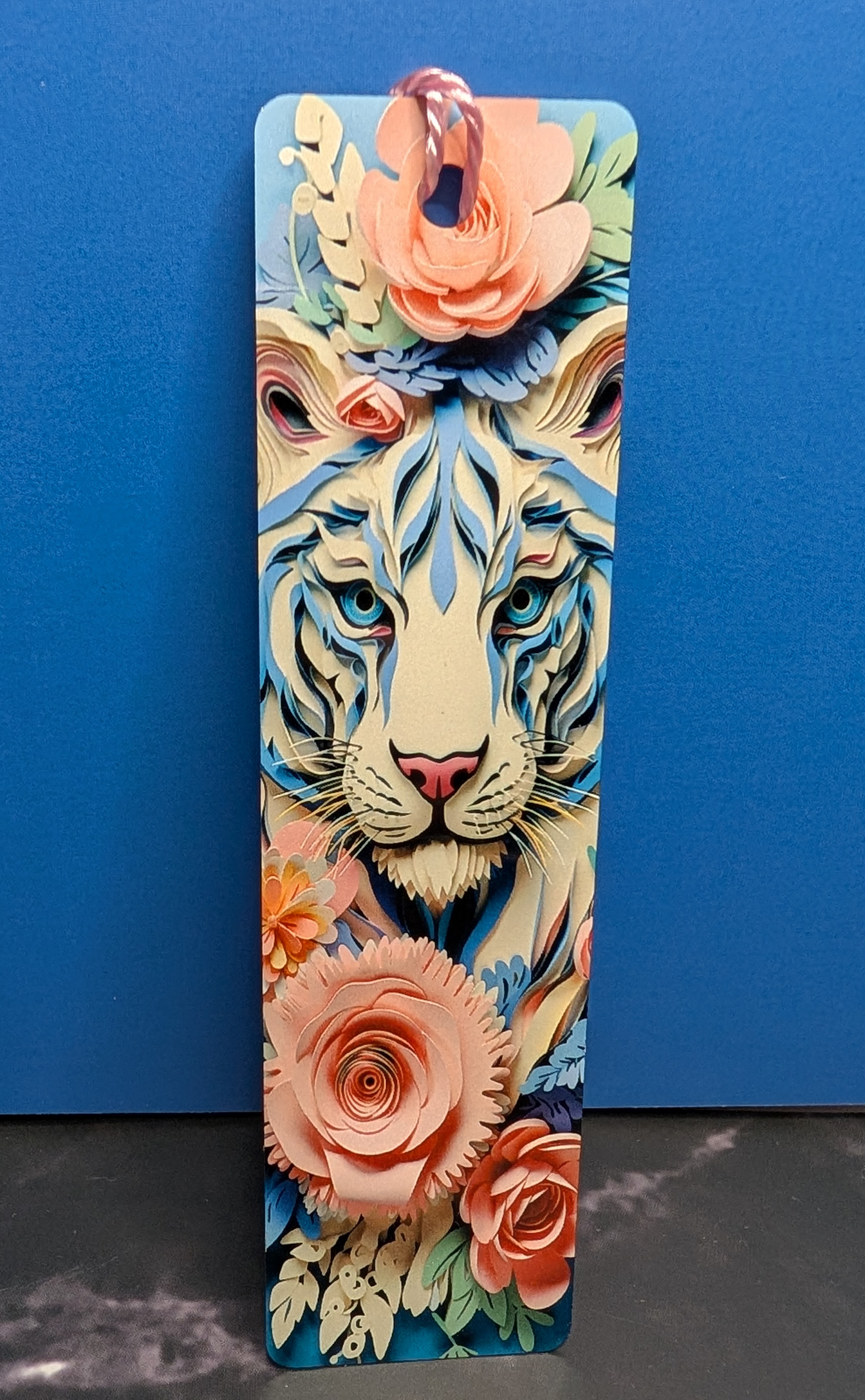 Metal Tiger Bookmark
