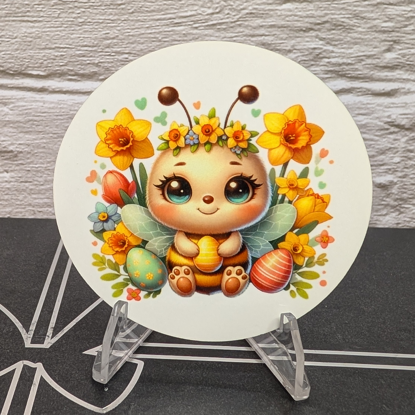 Cute Bee Spring-Themed Pin