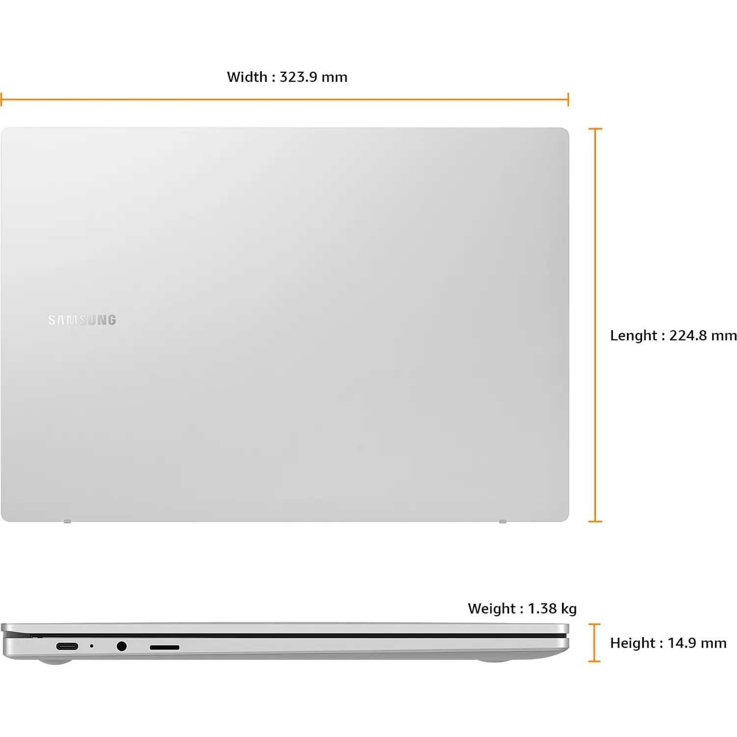 Samsung Galaxy Book Go NP340XLA-KA1IN | Qualcomm Snapdragon 7c Gen 2, 4GB, 128GB eMMC Storage,14 Inch, Windows 