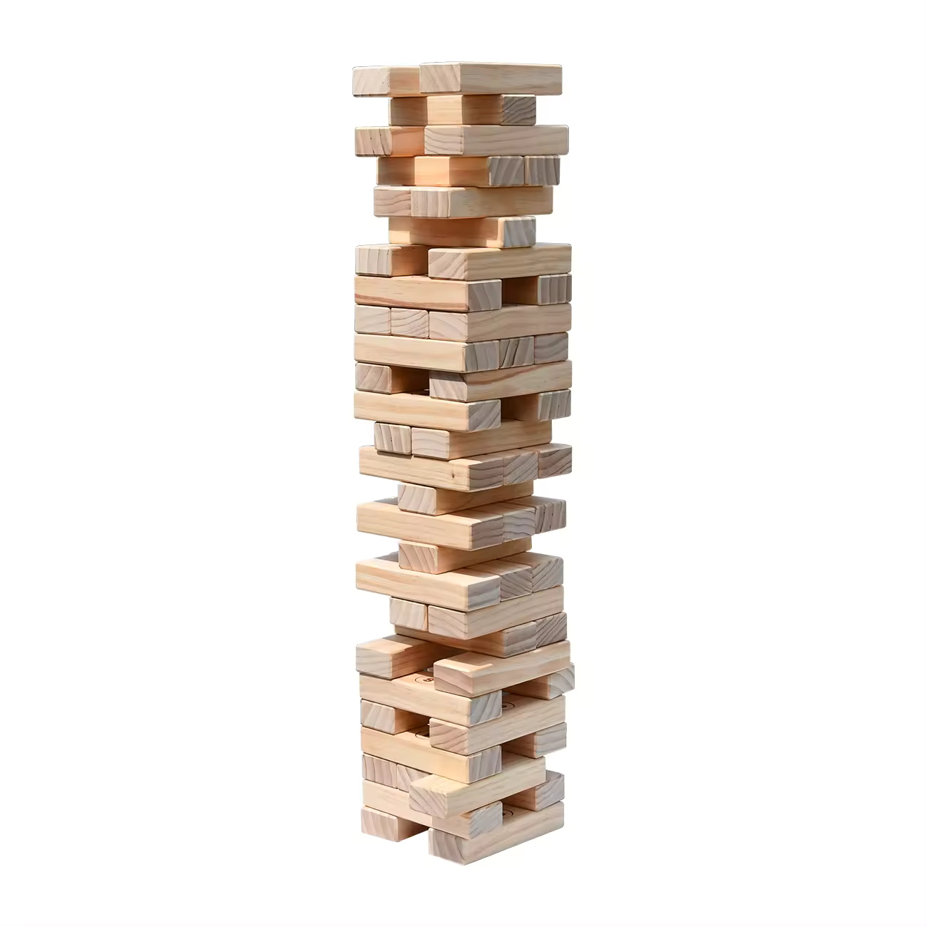 Custom Giant Tumble Wooden Blocks Building Blocks Stacking Large Tumbling Tower Toy with Bag