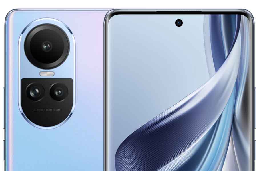 OPPO Reno 10 5G MediaTek Dimensity 7050  8GB LPDDR4X RAM and 256GB UFS 2.2 internal storage.