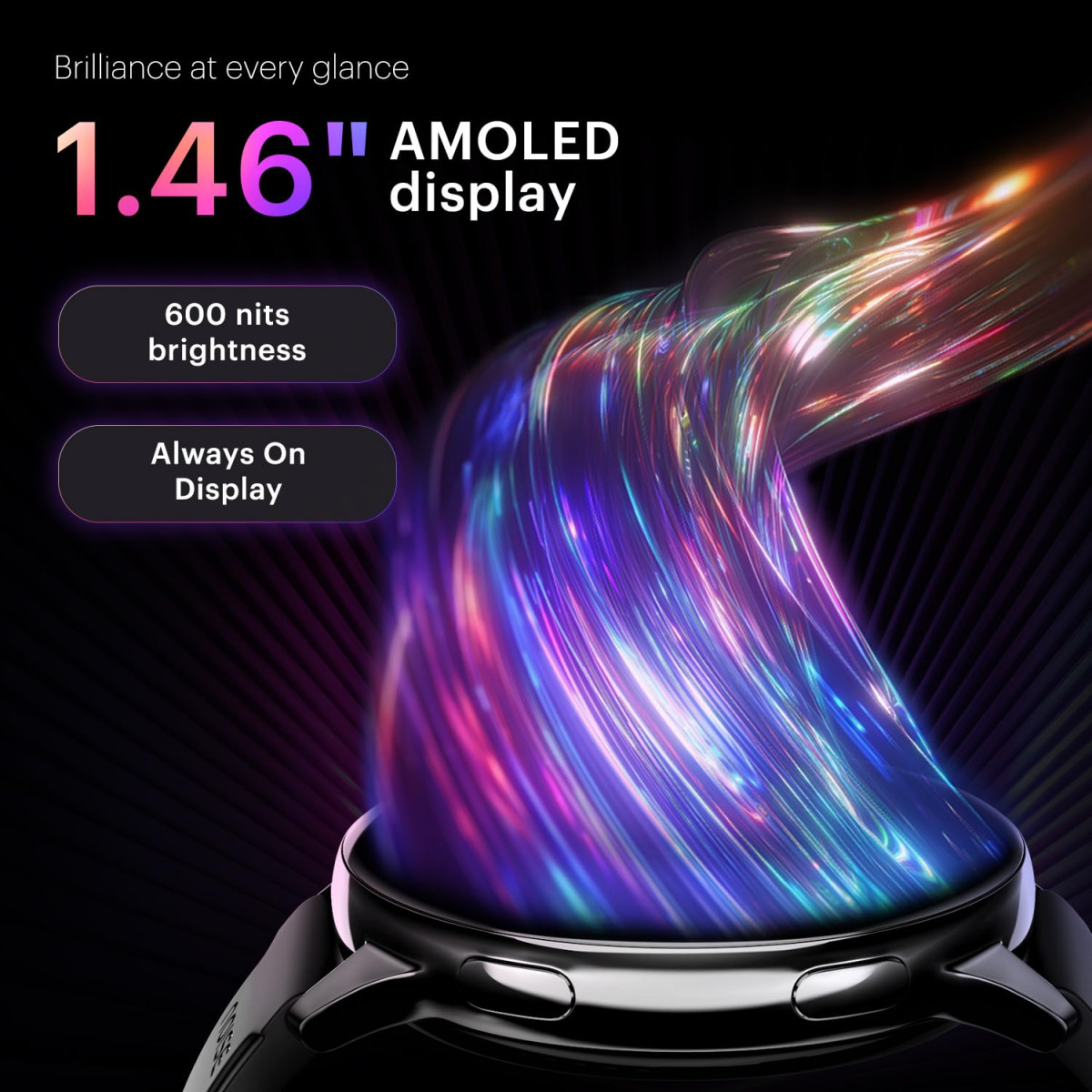 Noise Bluetooth Android & iOS  BT Calling, Sleek Metal Finish Smart Watch