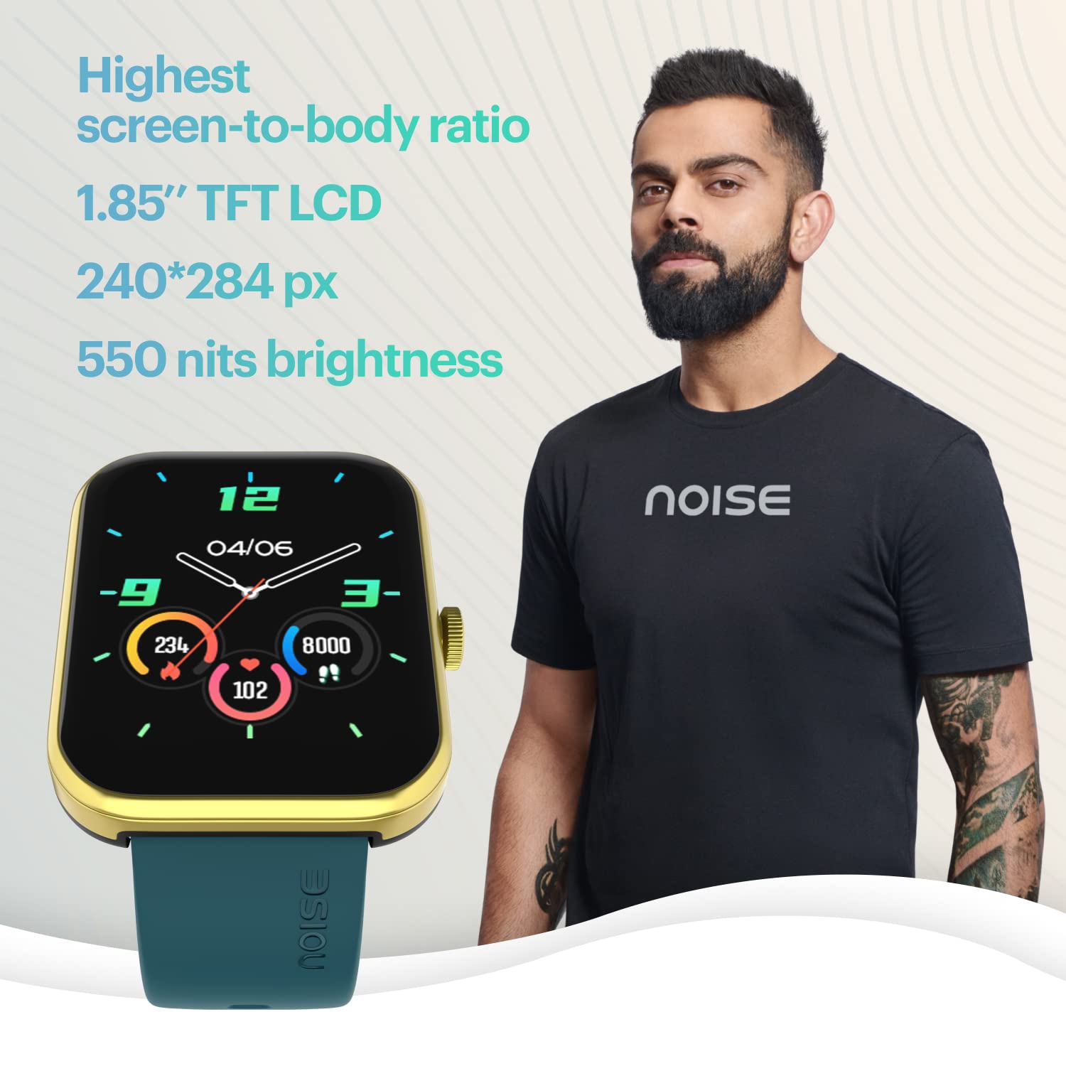 Noise Pulse 2 Max 1.85" Display, Bluetooth Calling Smart Watch