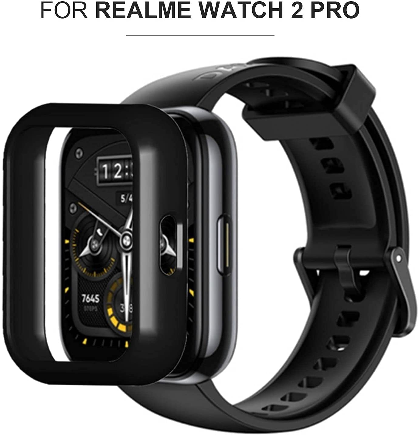 Realme Smart Watch 2  Wireless, Slim Fit, Travel, Heavy Duty Protection