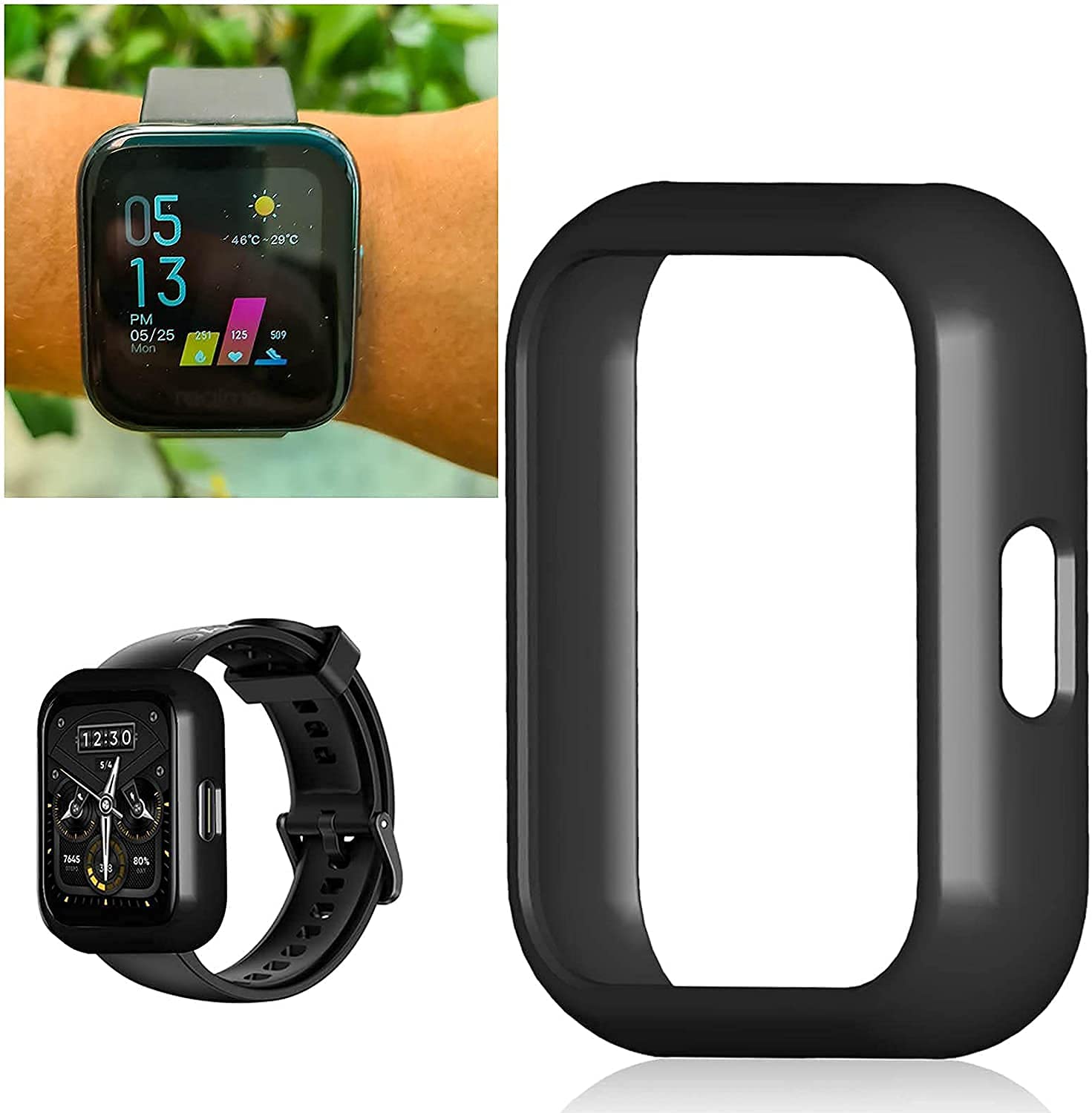 Realme Smart Watch 2  Wireless, Slim Fit, Travel, Heavy Duty Protection