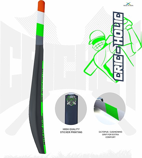 Heavy Duty Plastic Cricket Bat Kit,Full Size