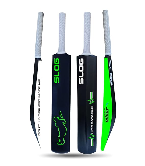 Jaspo SLOG Plastic Tennis Cricket Bat Full Size Bat (34” X 4.5” inch) for All Age Group (SLOG CRICKET BAT)