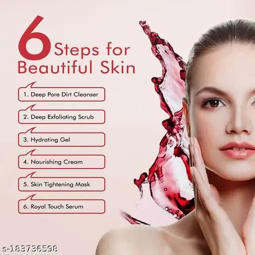 Facial Kit For Blemish Free and Fairer Skin Hydrated, All Skin Types