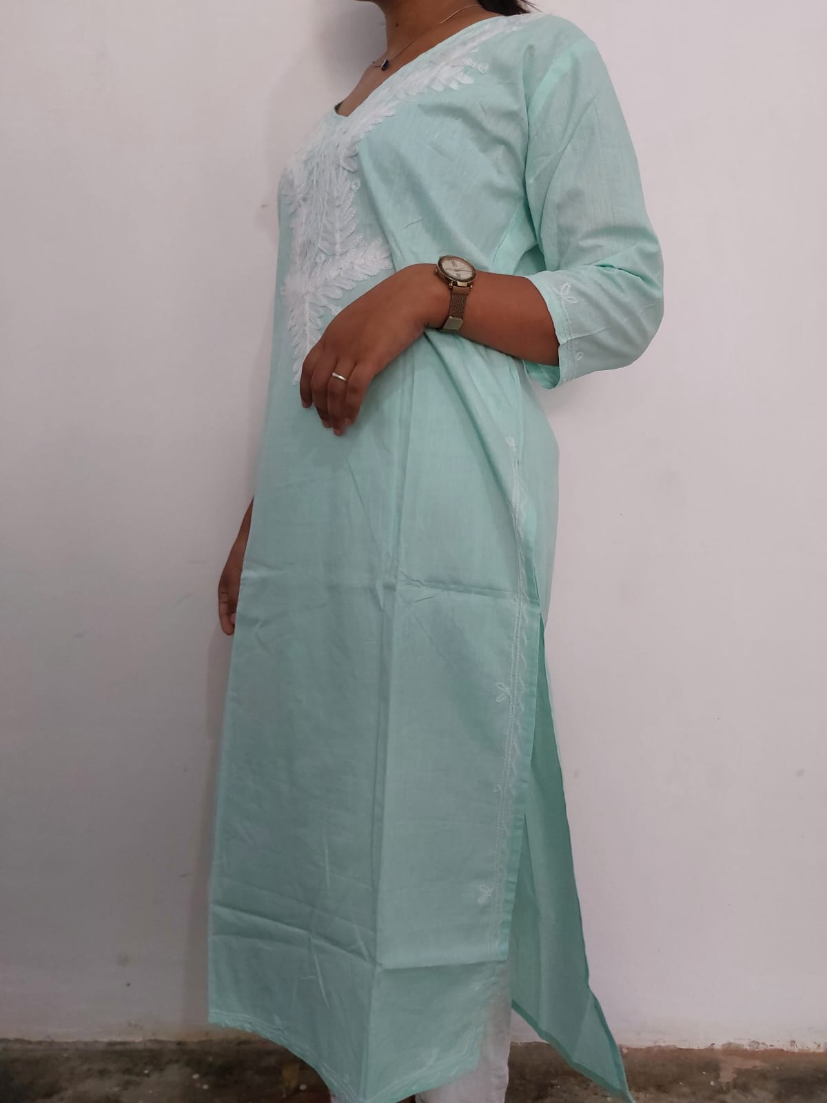 Women cotton embroidery, embroidered kurta 