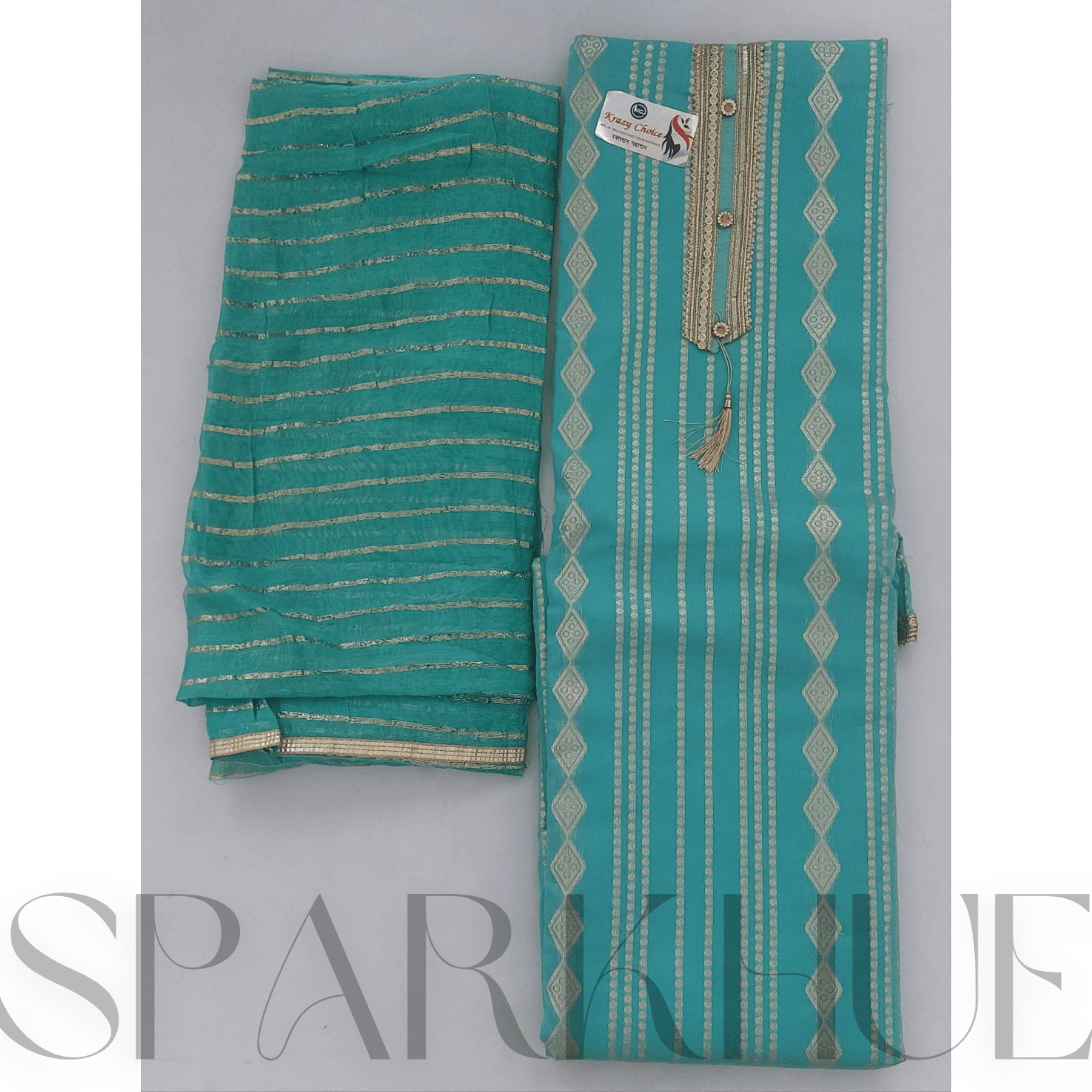  Unstitched traditional  women kurta set comfortable to wear 