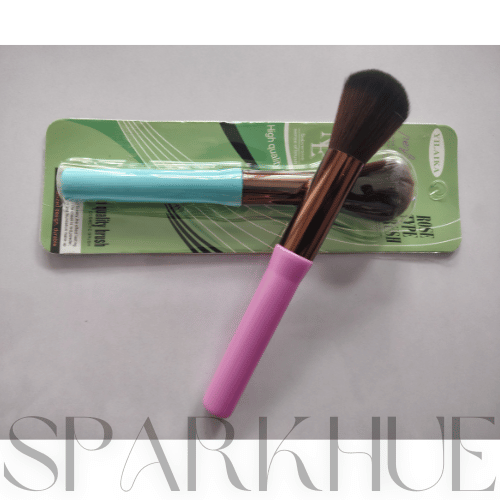 Synthetic Fiber Beauty Vibes Rose Cosmetic Brush, Set of 3 Pieces