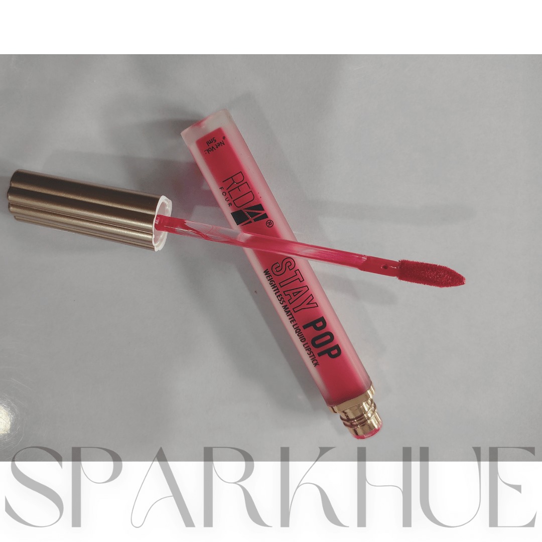 Red 4 Weightless  Matte Liquid Llipstic