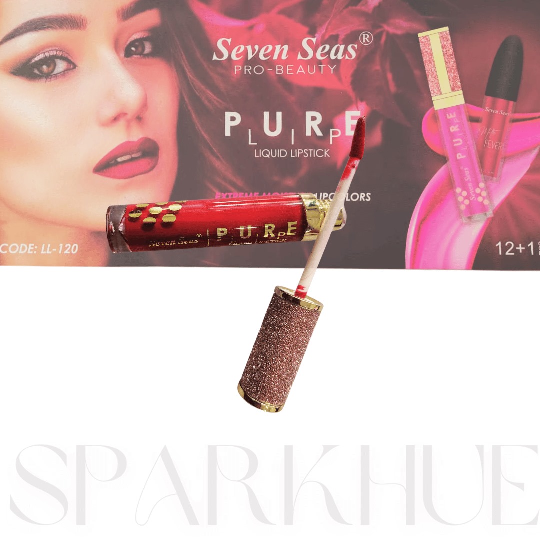 Seven Seas Pure Lip Long Lasting Smudge Proof Liquid Lipstick 
