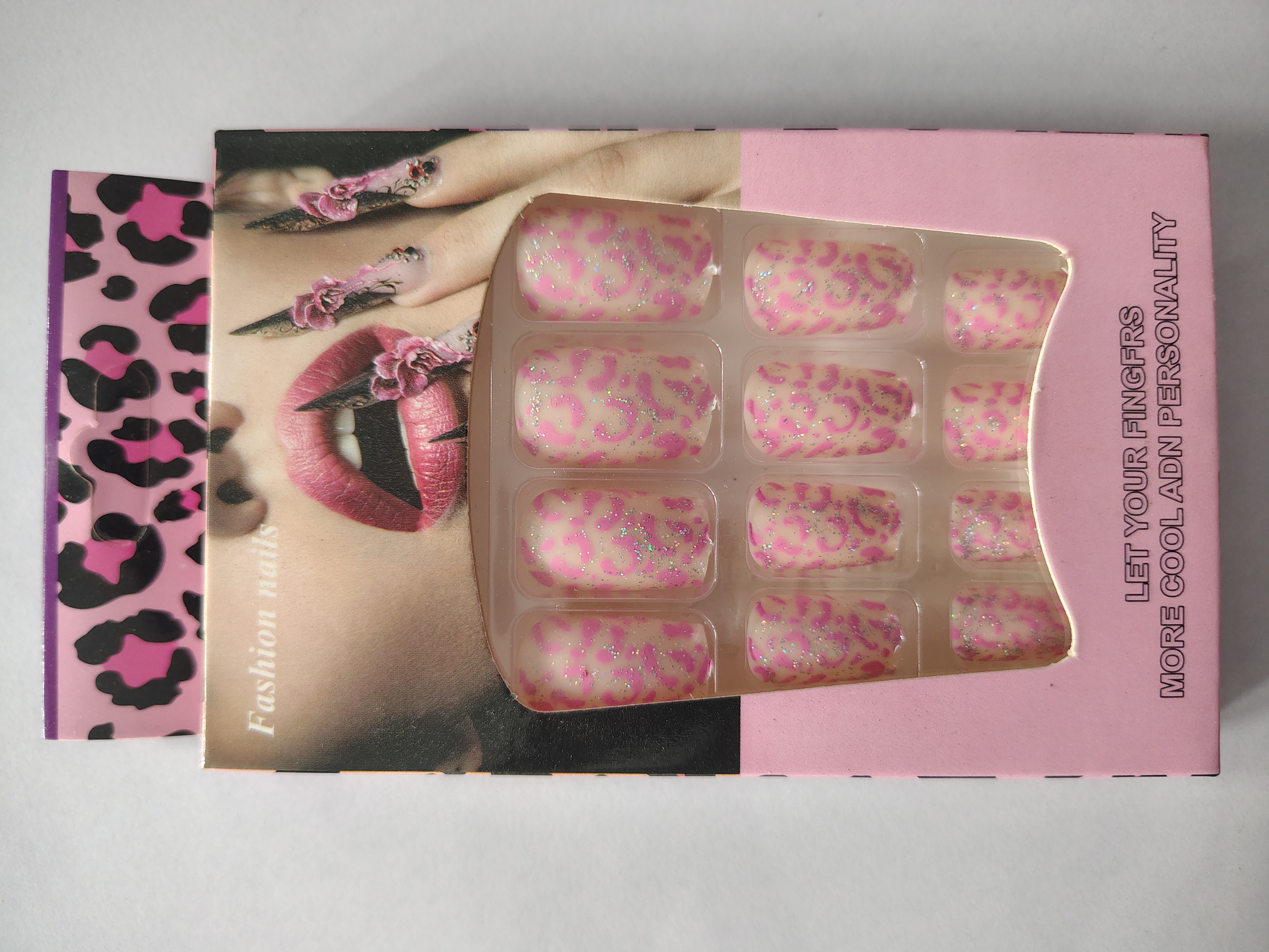 Attractive beautiful nails 2 box each 12 pcs (Normal Nail)