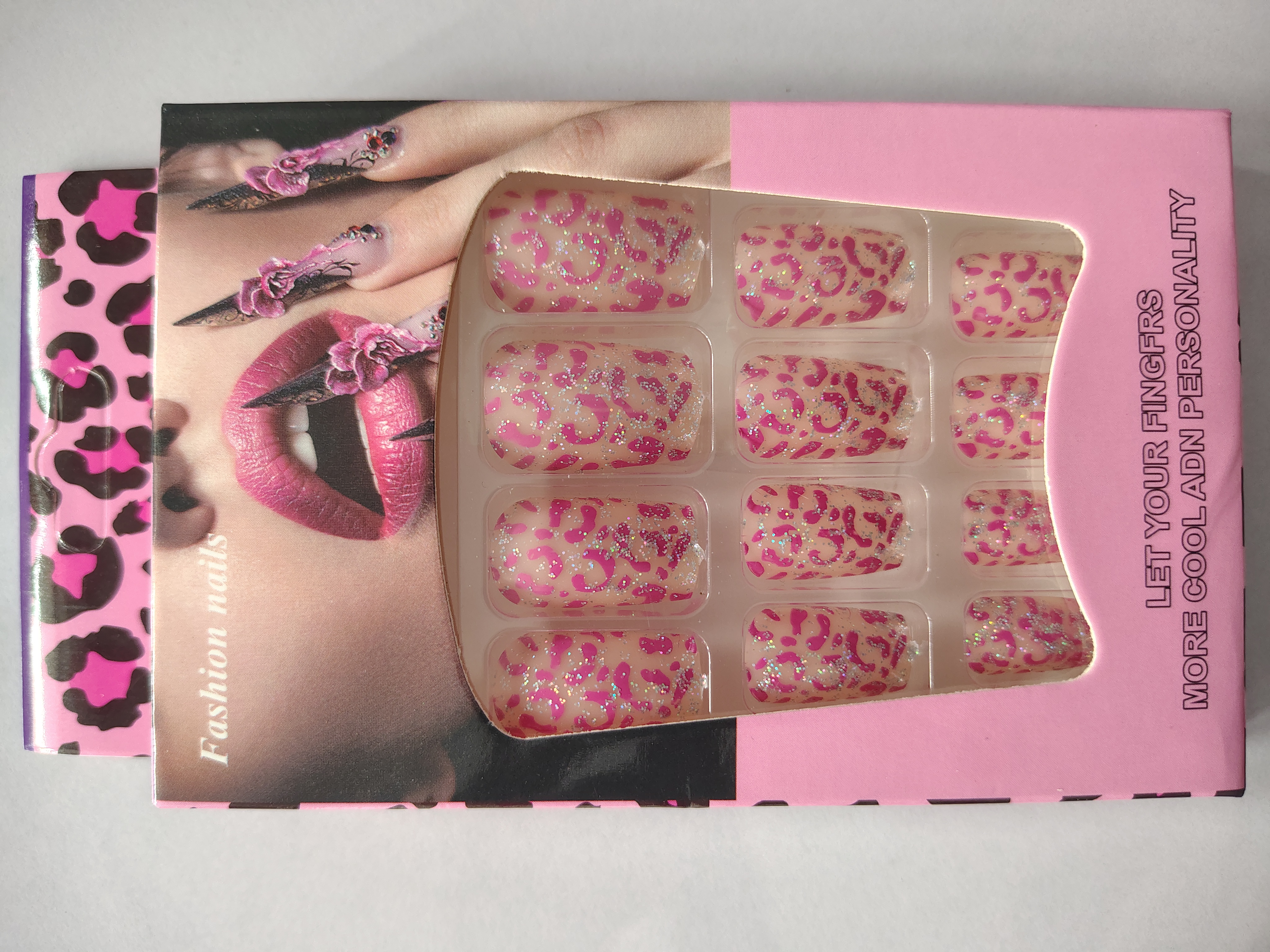 Attractive beautiful nails 2 box each 12 pcs (Normal Nail)