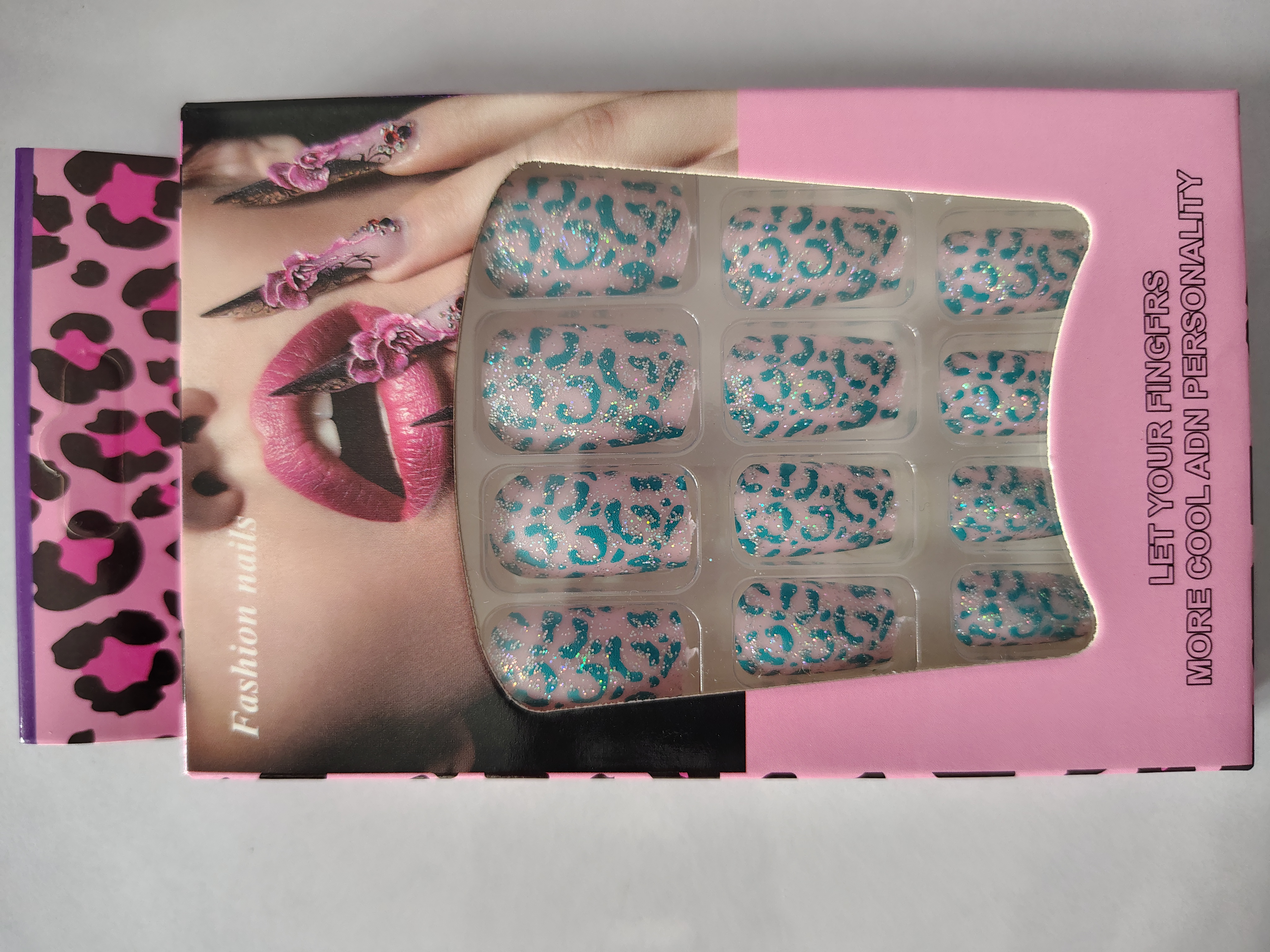 Attractive beautiful nails 2 box each 12 pcs (Normal Nail)                                       
