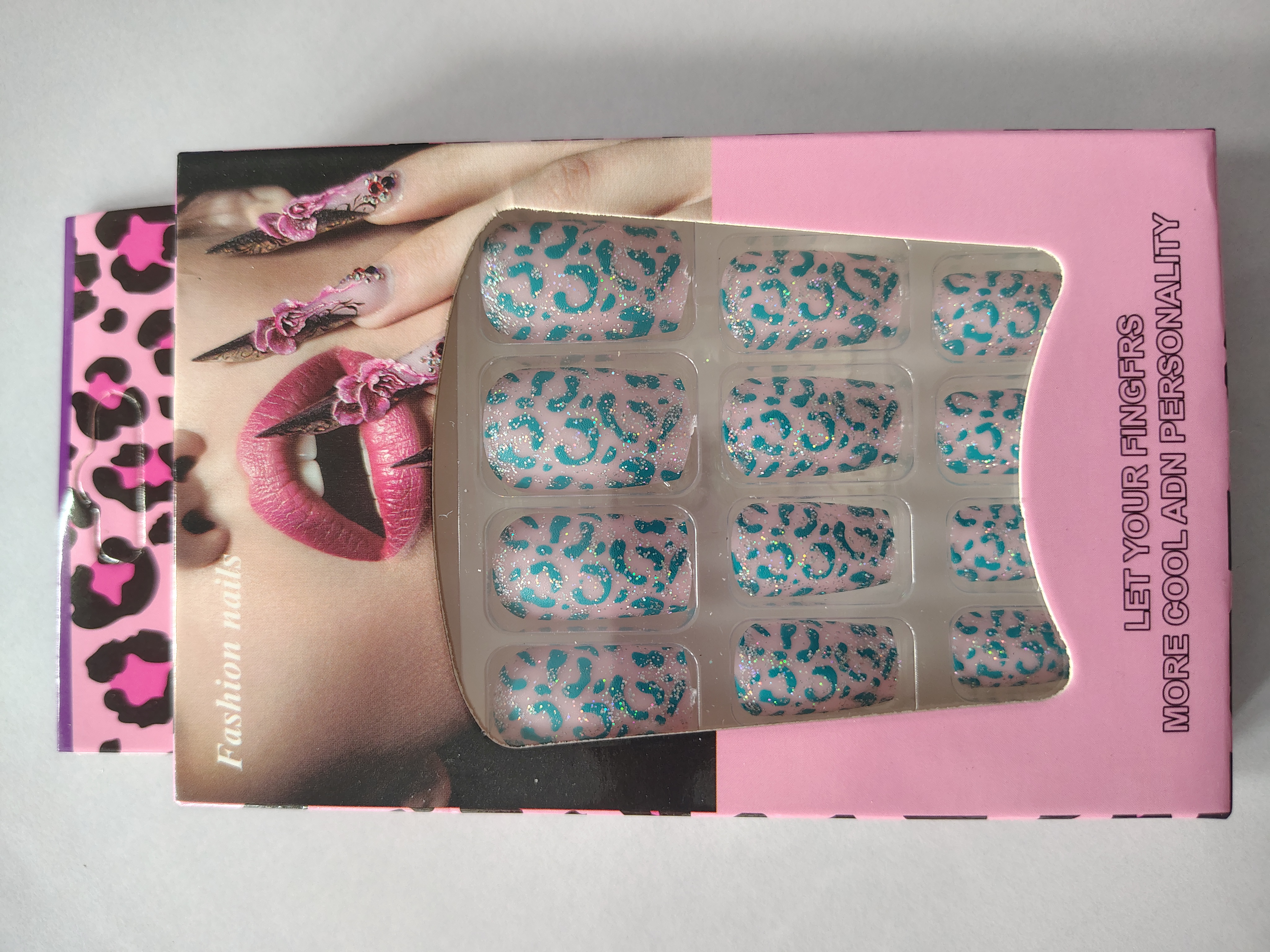 Attractive beautiful nails 2 box each 12 pcs ( Normal nail)