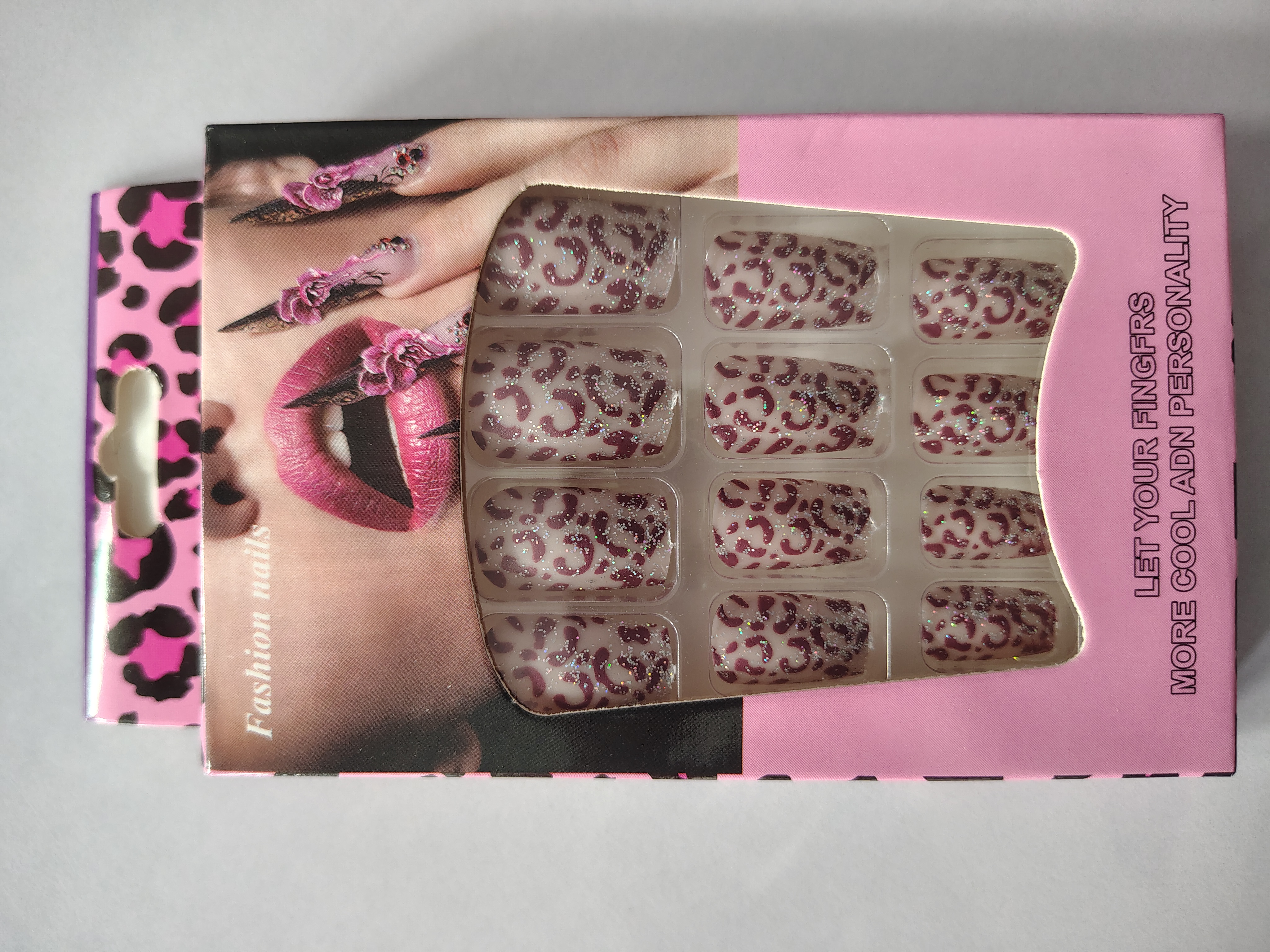 Attractive beautiful nails 2 box each 12 pcs ( Normal nail )